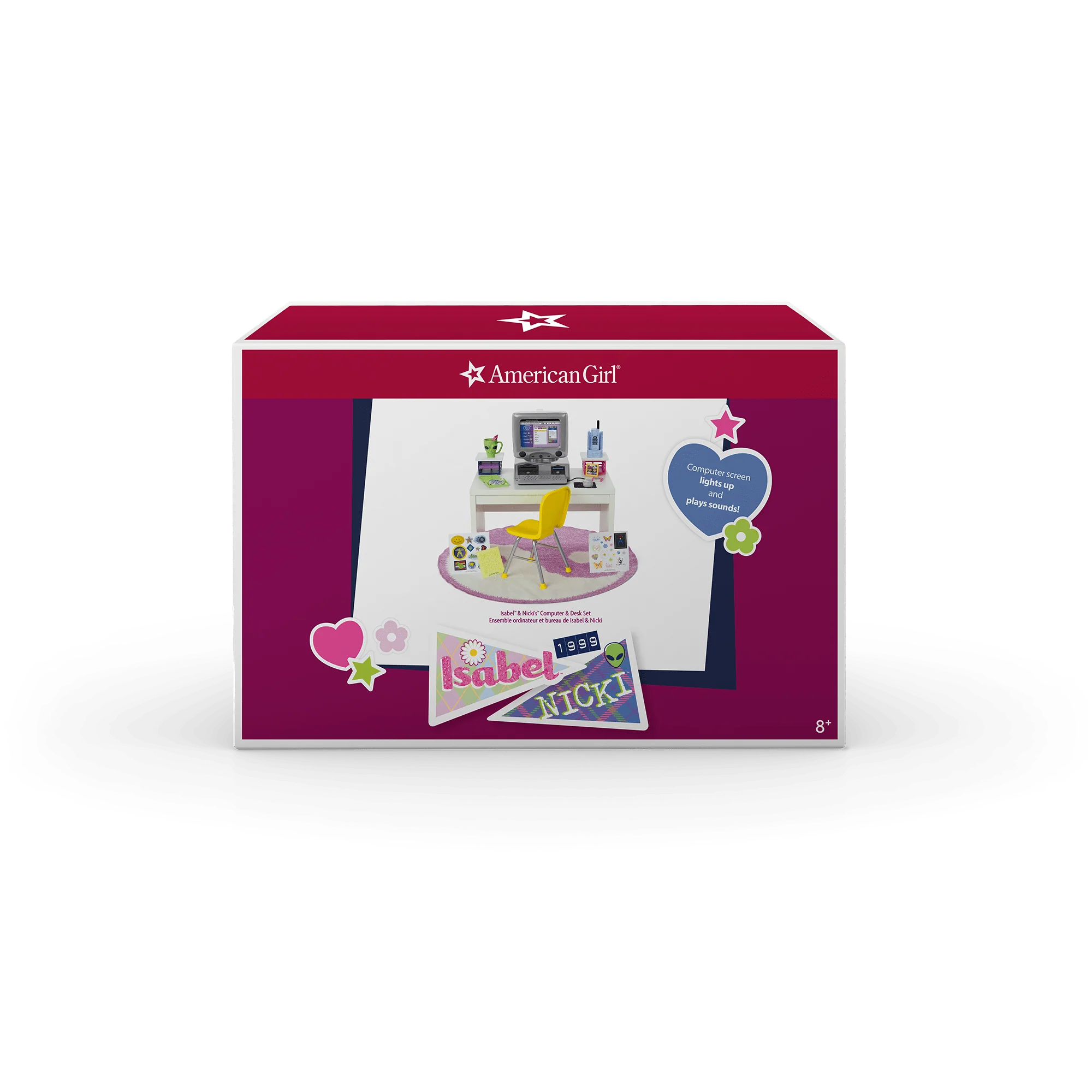 Isabel™ & Nicki’s™ Computer & Desk Set for 18-inch Dolls (Historical Characters)