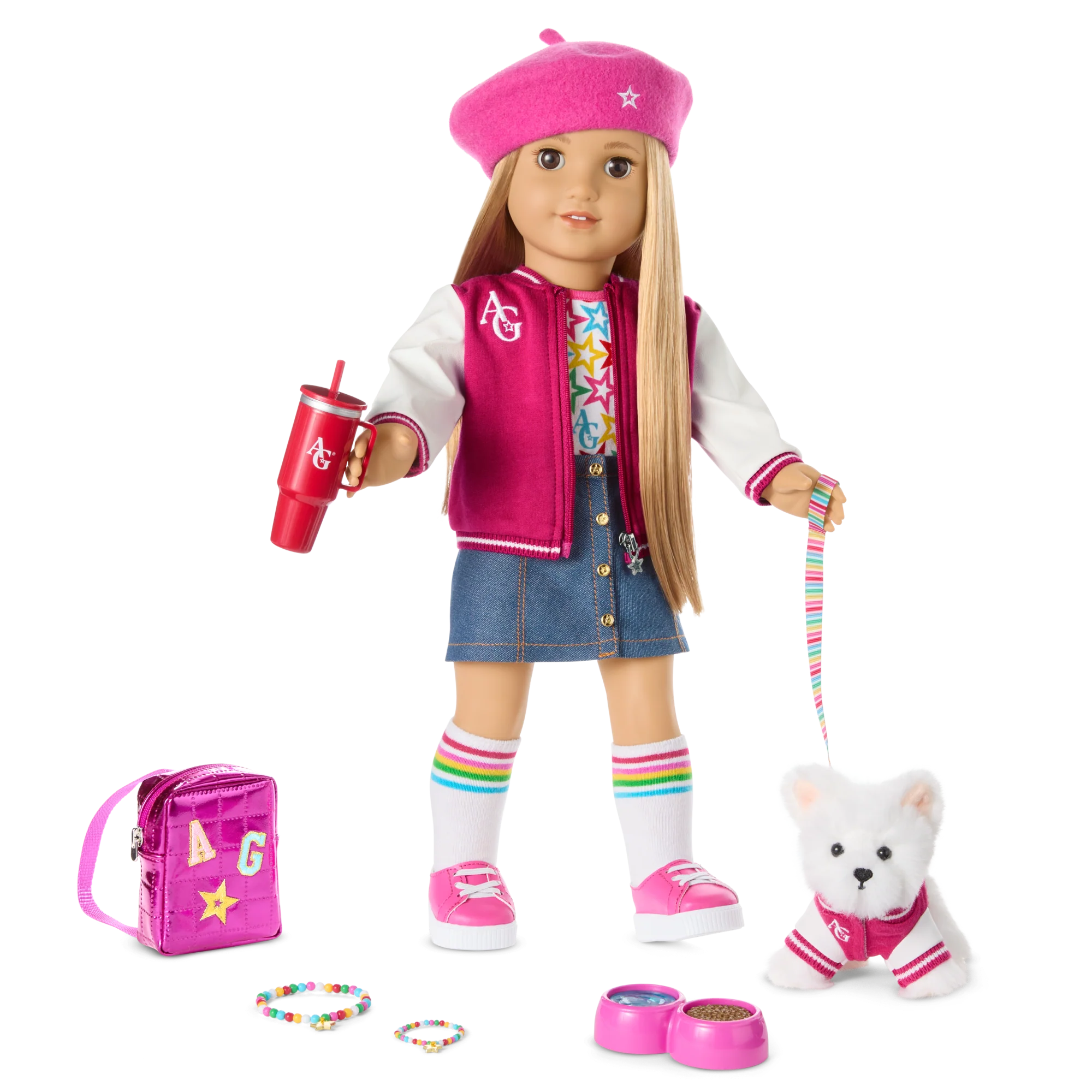 Truly Me™ 18-inch Doll #131, Puppy, Mini Backpack & Accessories AG™ Star Squad Bundle 1 Truly Me™ 18-inch Doll #131, Puppy, Mini Backpack & Accessories AG™ Star Squad Bundle