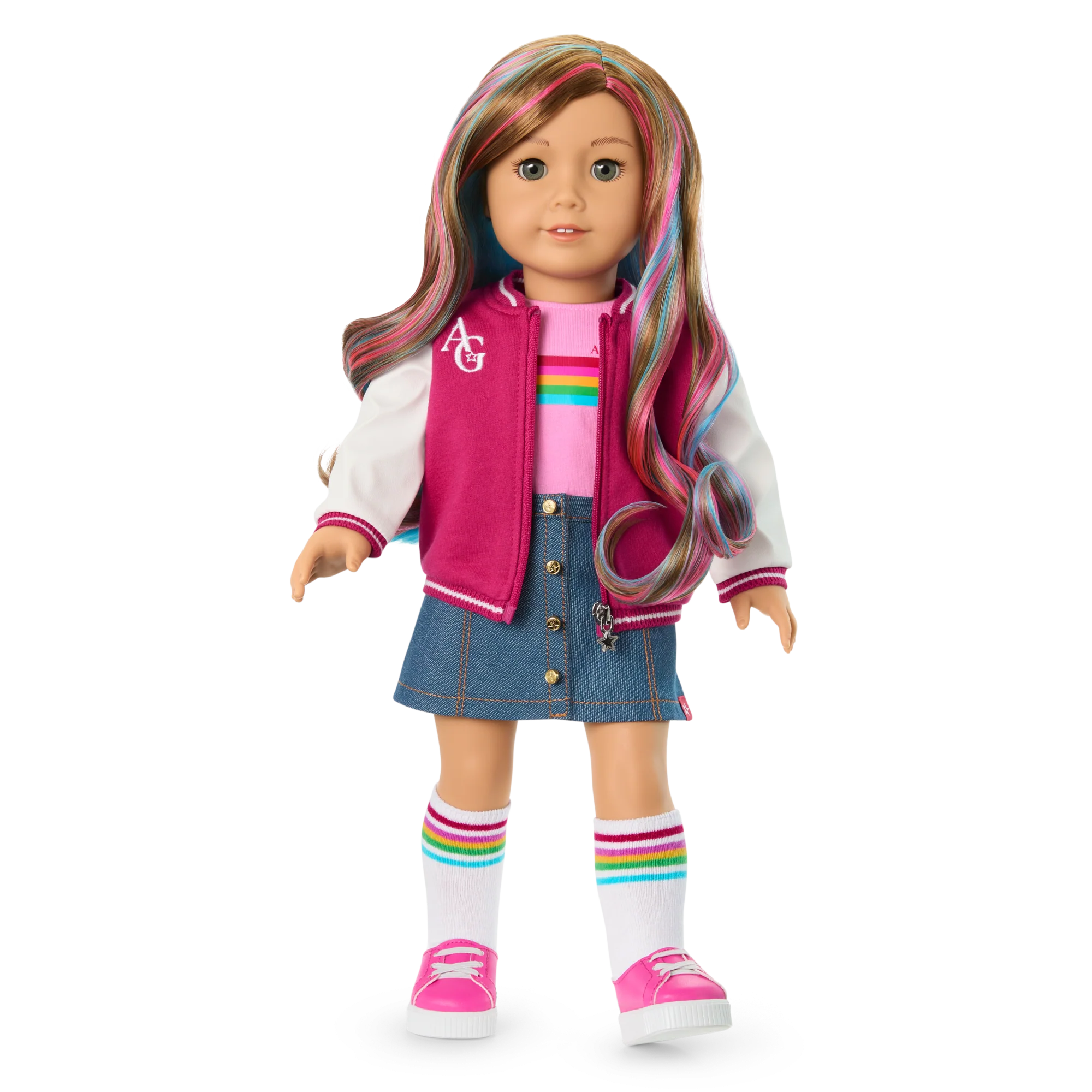 Truly Me™ 18-inch Doll #101, Puppy, Mini Backpack & Accessories AG™ Star Squad Bundle