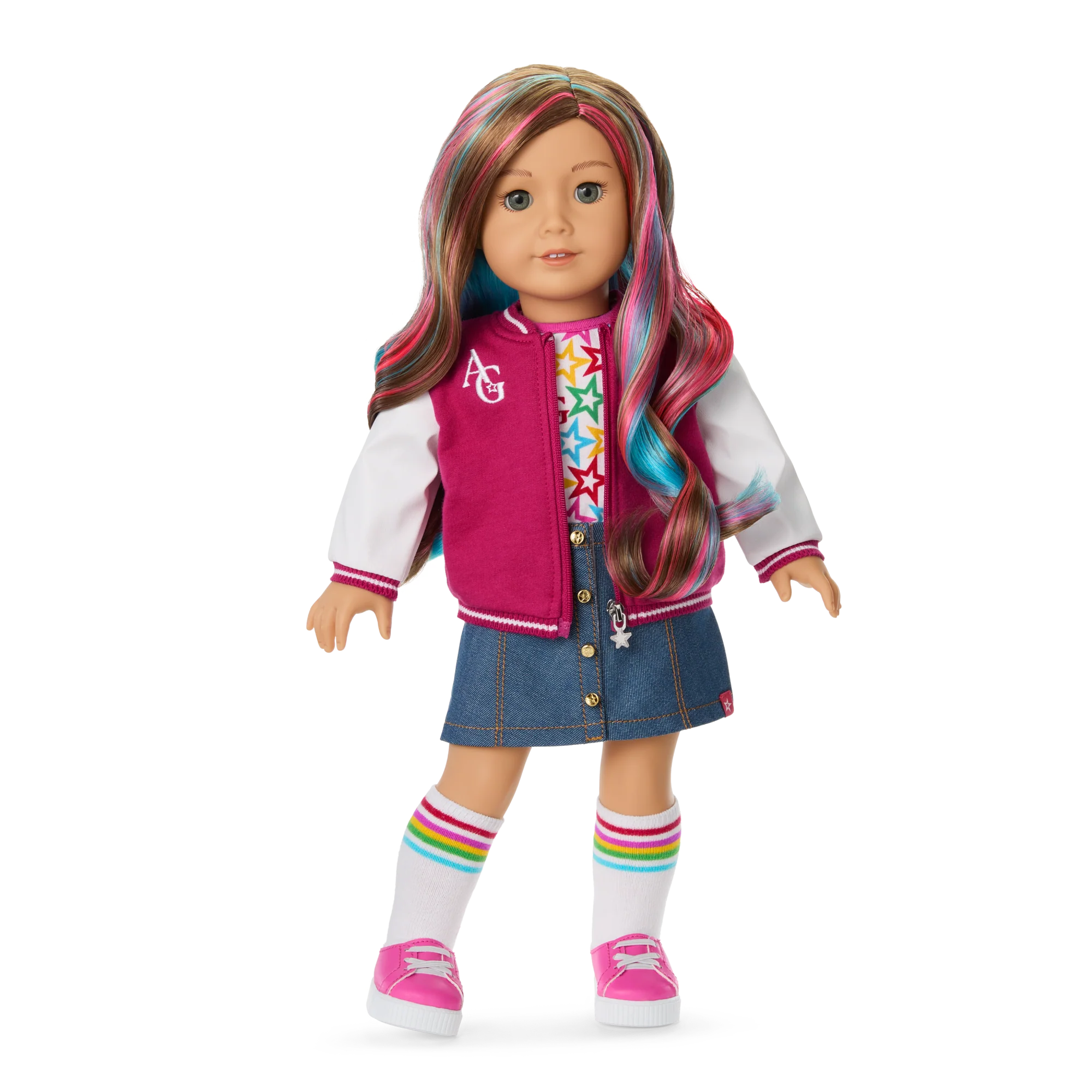 Truly Me™ 18-inch Doll #101, Puppy, Mini Backpack & Accessories AG™ Star Squad Bundle