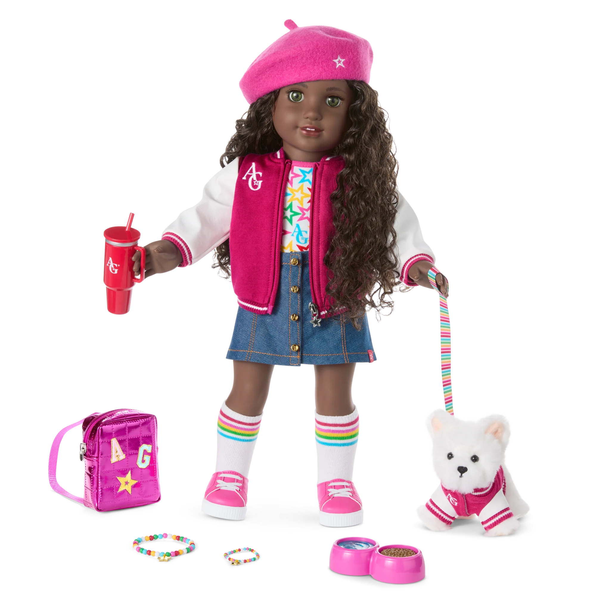 Truly Me™ 18-inch Doll #127, Puppy, Mini Backpack & Accessories AG™ Star Squad Bundle 1 Truly Me™ 18-inch Doll #127, Puppy, Mini Backpack & Accessories AG™ Star Squad Bundle