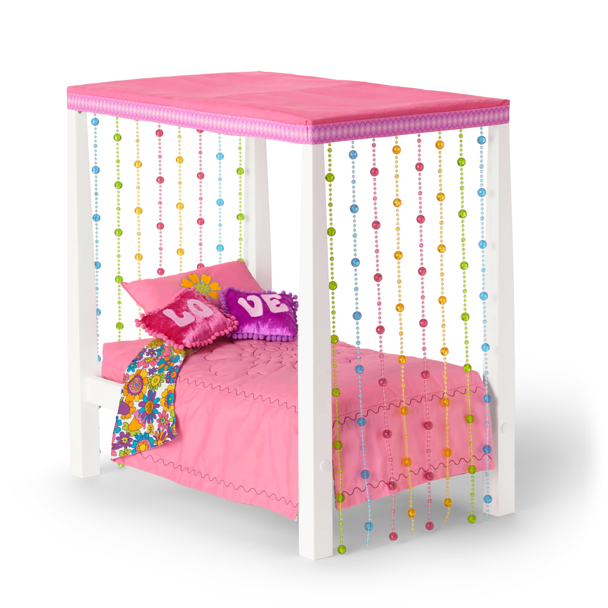 Julie’s™ Groovy Bed & Bedding for 18-inch Dolls (Historical Characters)