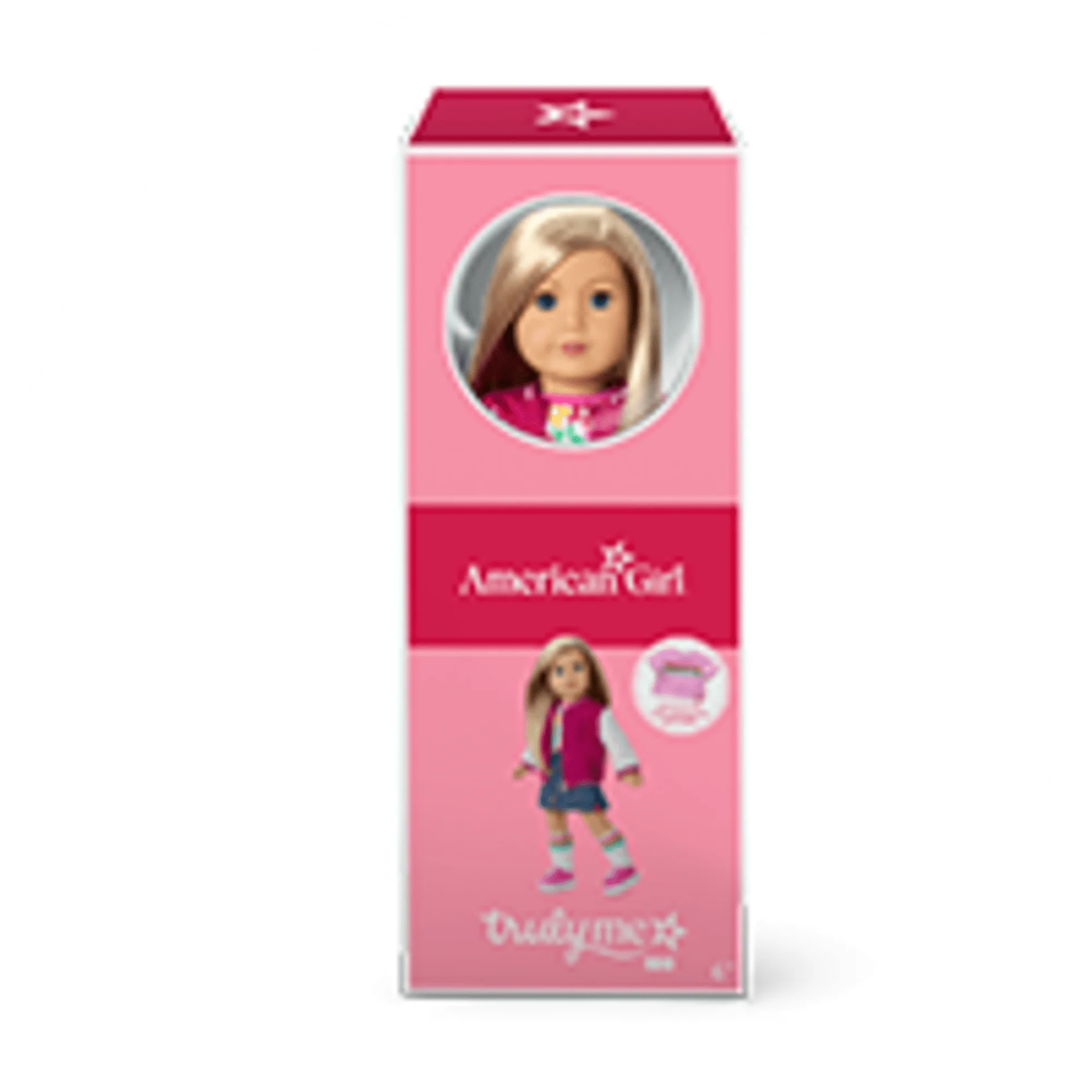 Truly Me™ 18-inch Doll #100 with straight layered blonde hair