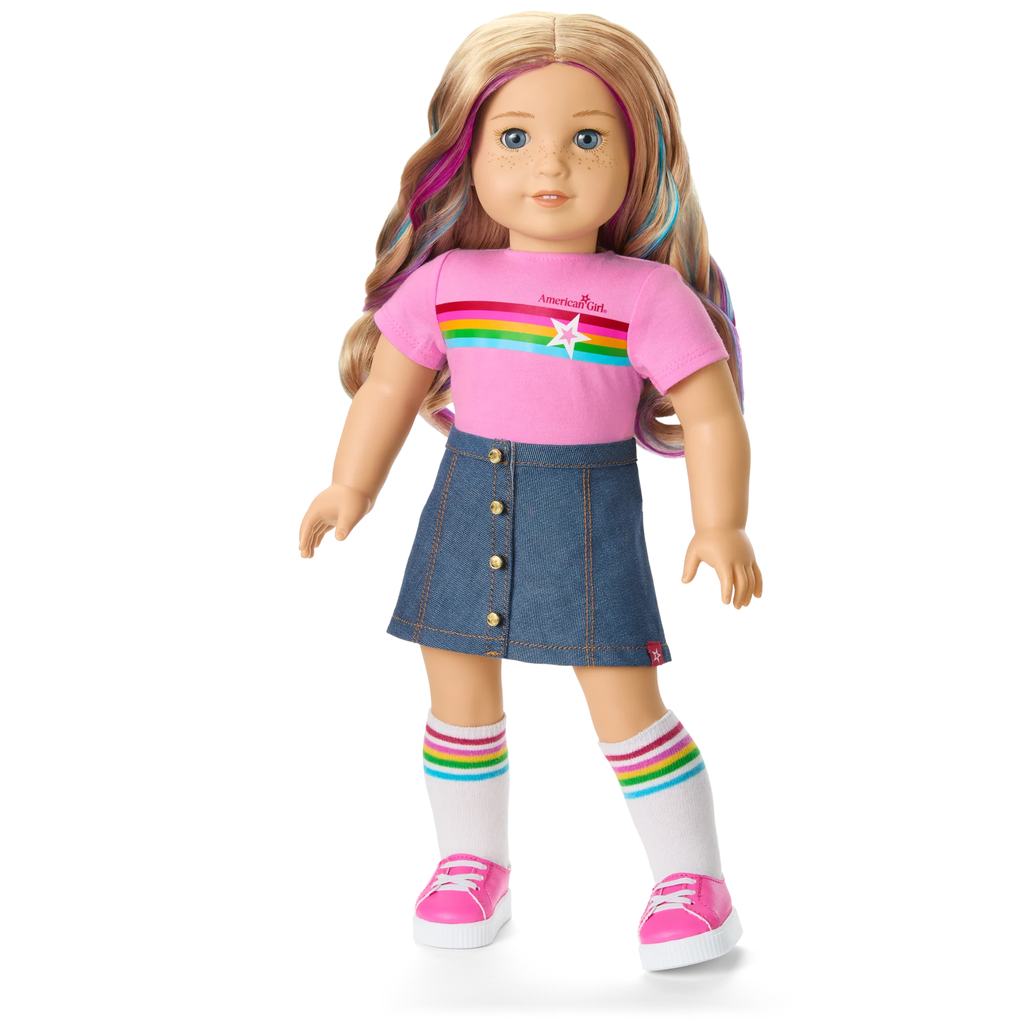 Truly Me™ 18-inch Doll #110, Puppy, Mini Backpack & Accessories AG™ Star Squad Bundle