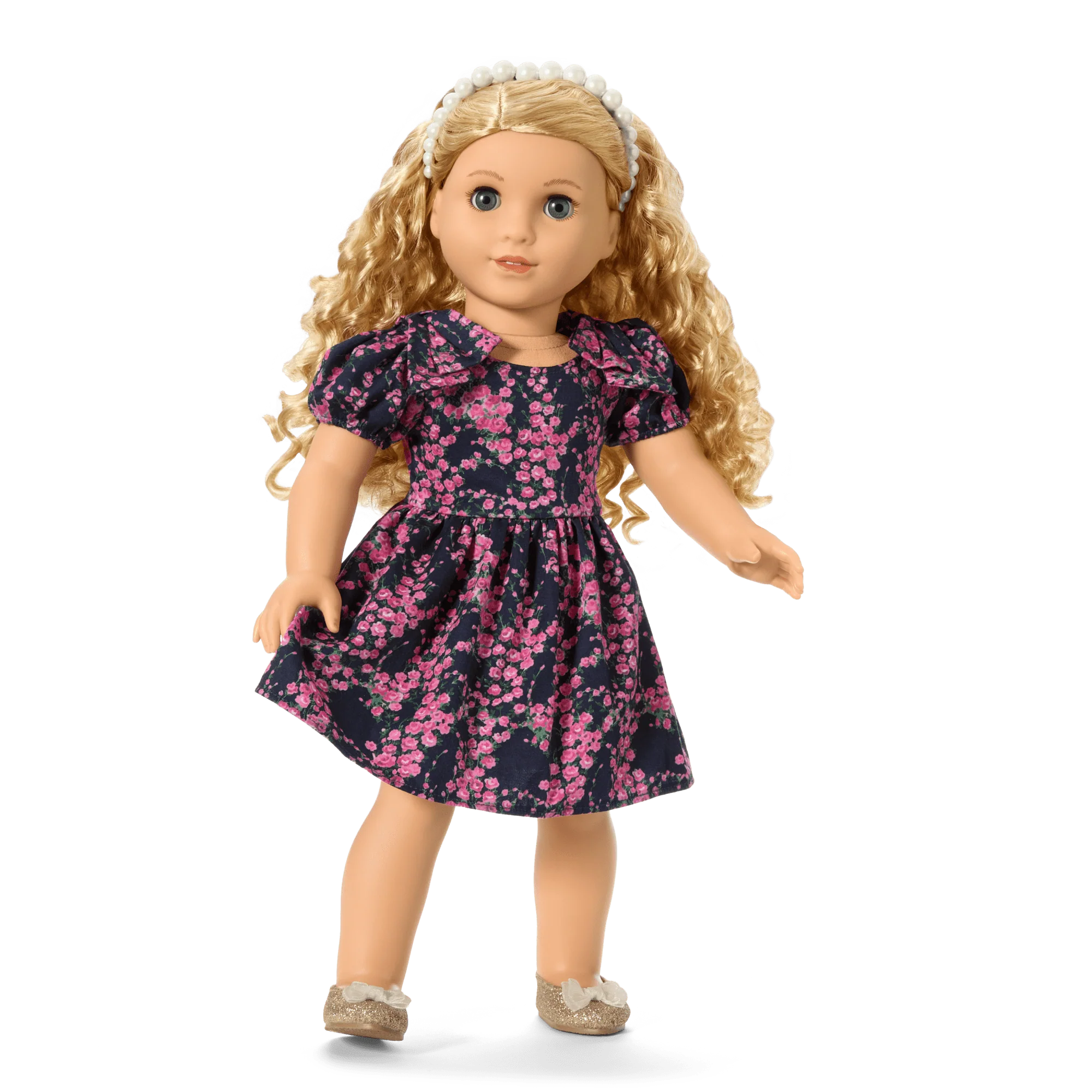 American Girl® x Janie and Jack Rosy Cascade Party Dress for Girls & 18-inch Dolls