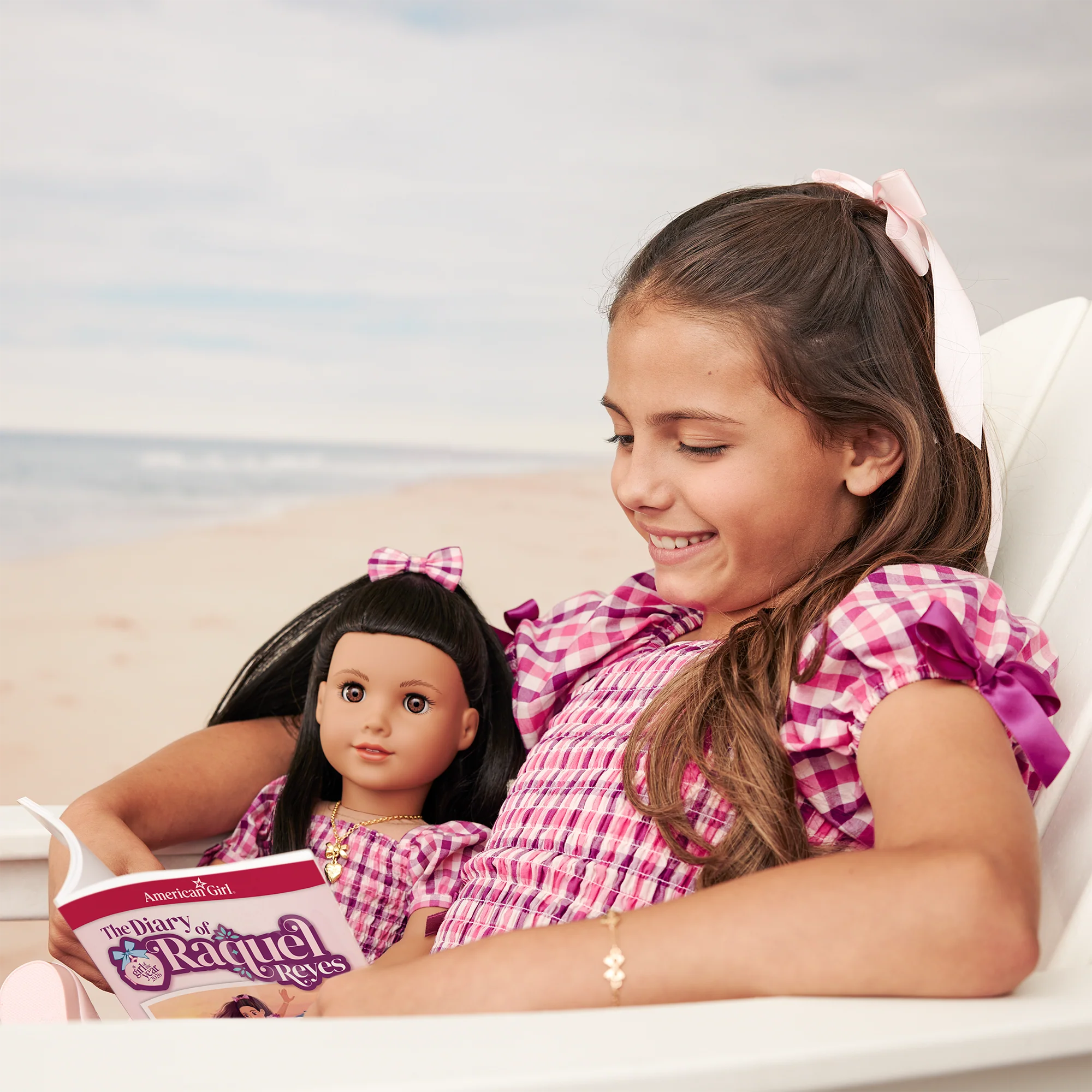 Raquel’s™ Gingham Ruffle Outfit for Girls & 18-inch Dolls + Raquel Doll (Girl of the Year™ 2026) 20 Raquel’s™ Gingham Ruffle Outfit for Girls & 18-inch Dolls + Raquel Doll (Girl of the Year™ 2026)