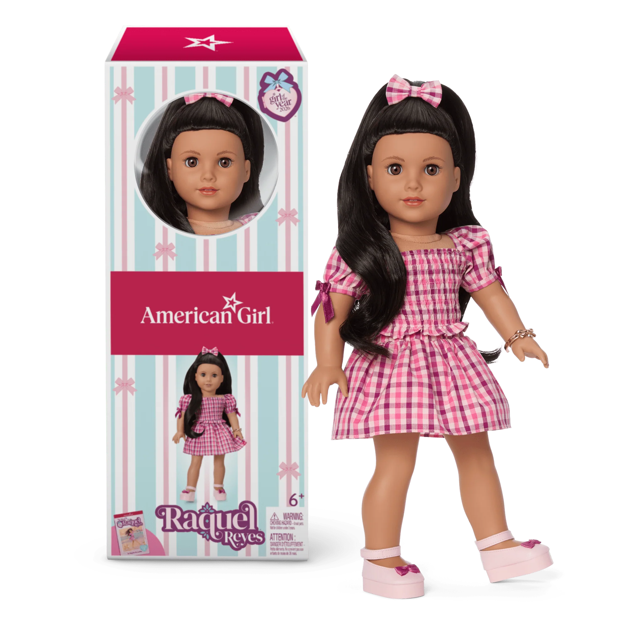 Raquel’s™ Gingham Ruffle Outfit for Girls & 18-inch Dolls + Raquel Doll (Girl of the Year™ 2026) 22 Raquel’s™ Gingham Ruffle Outfit for Girls & 18-inch Dolls + Raquel Doll (Girl of the Year™ 2026)