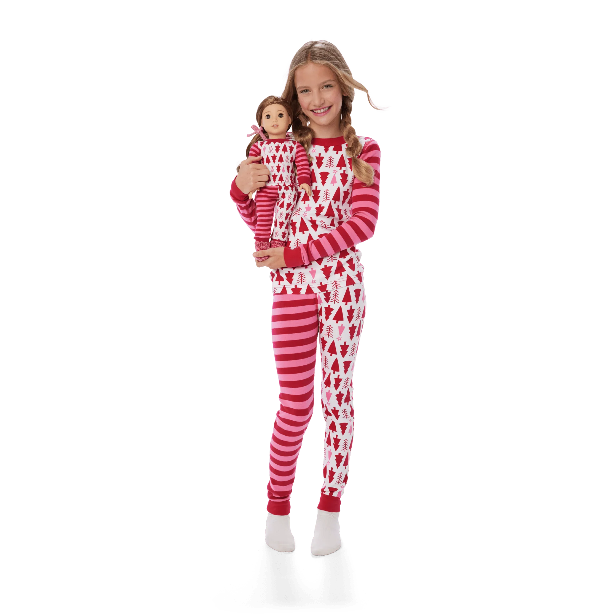 American Girl® x Hanna Andersson Holiday Treetops Pajamas for Girls & 18-inch Dolls