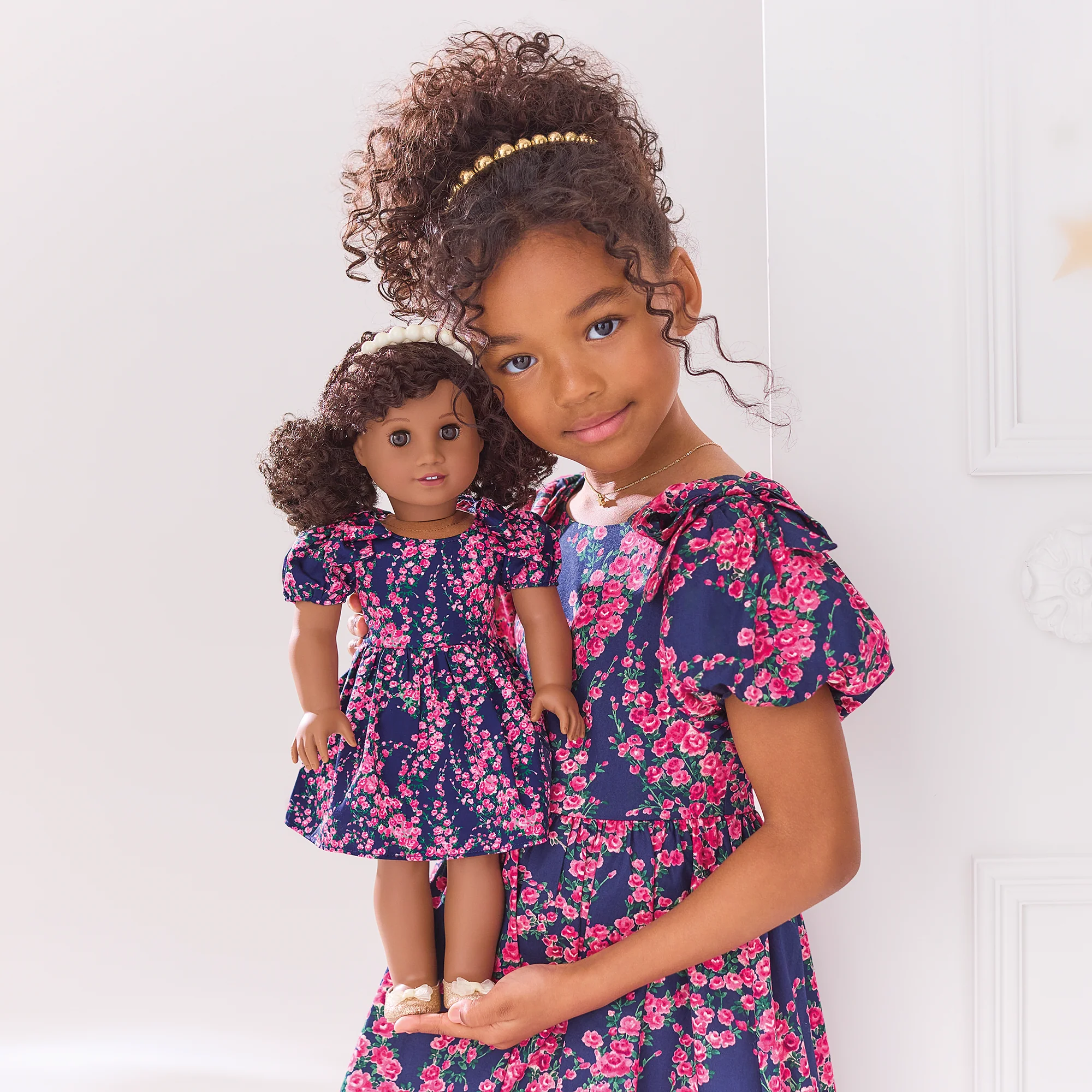 American Girl® x Janie and Jack Rosy Cascade Party Dress for Girls & 18-inch Dolls