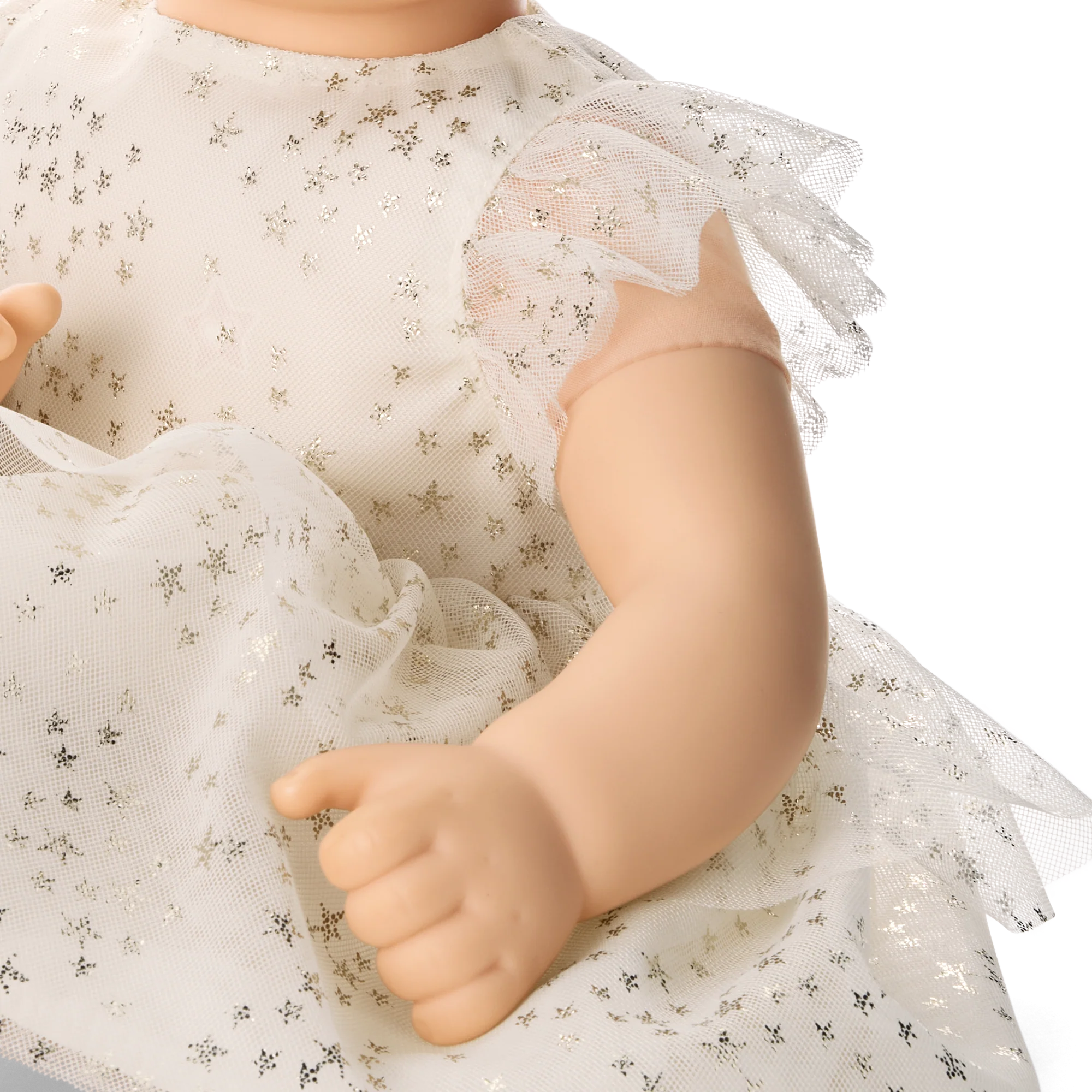 American Girl® x Janie and Jack Sparkly Cream Celebration Dress for Little Girls & Bitty Baby® Dolls