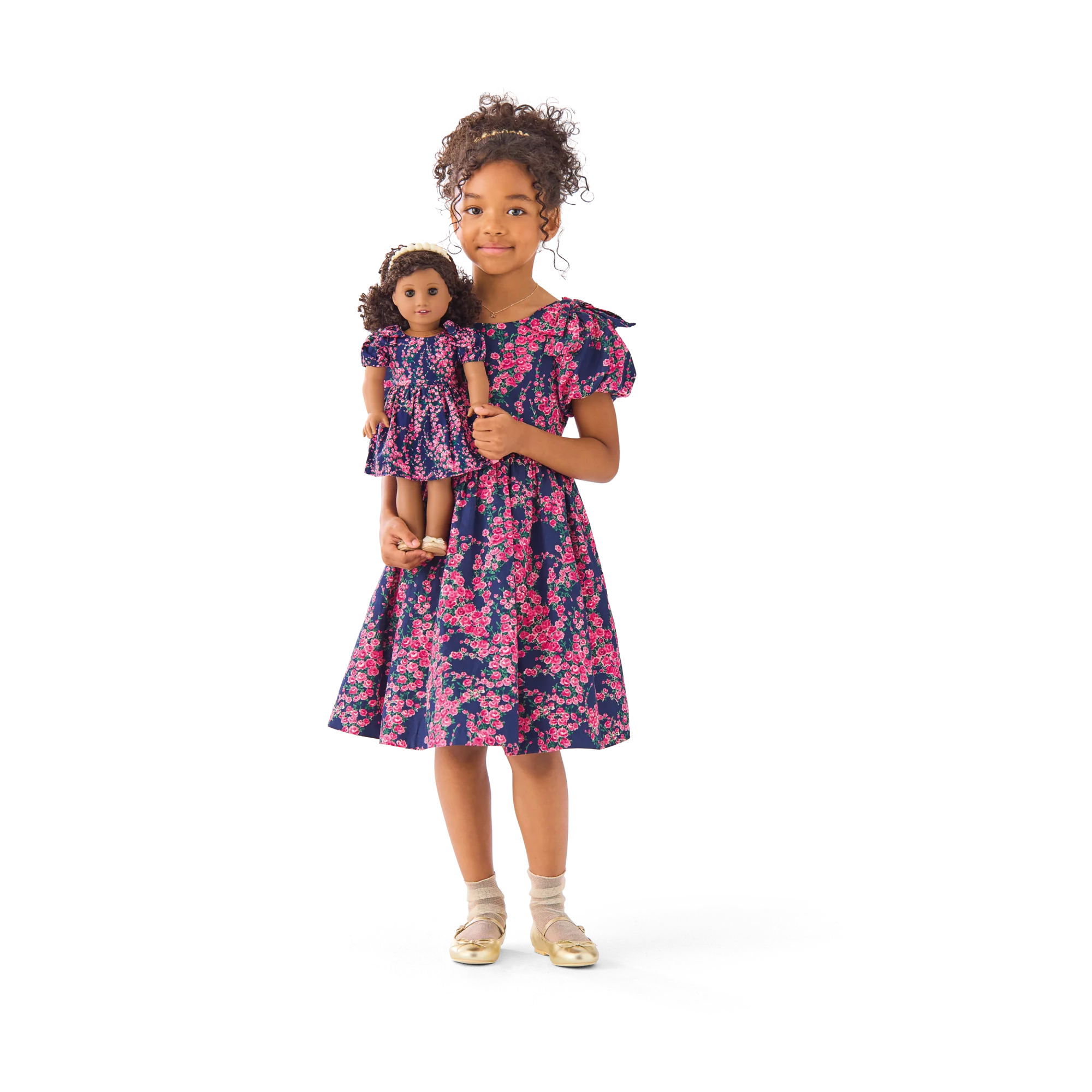 American Girl® x Janie and Jack Rosy Cascade Party Dress for Girls & 18-inch Dolls