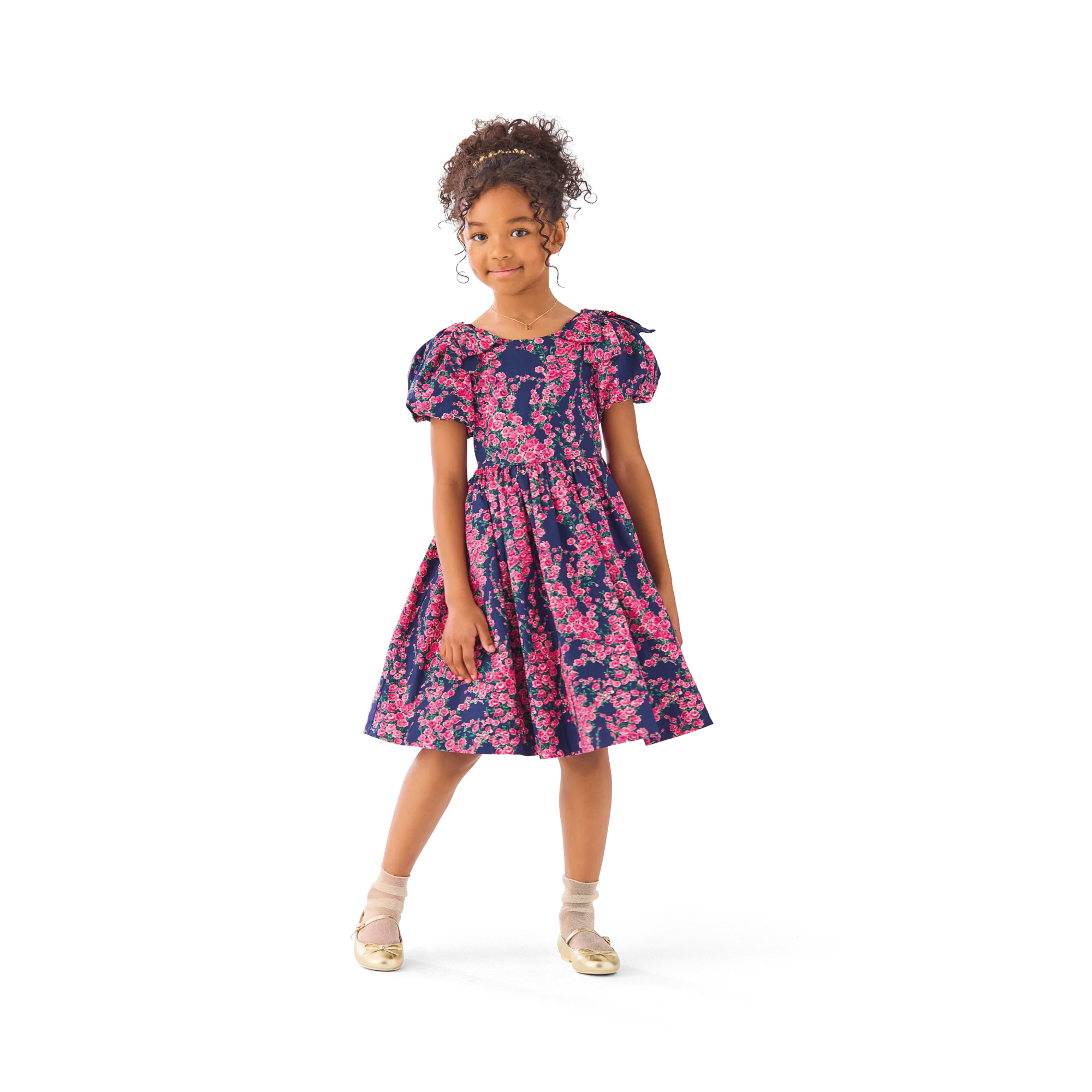 American Girl® x Janie and Jack Rosy Cascade Party Dress for Girls & 18-inch Dolls