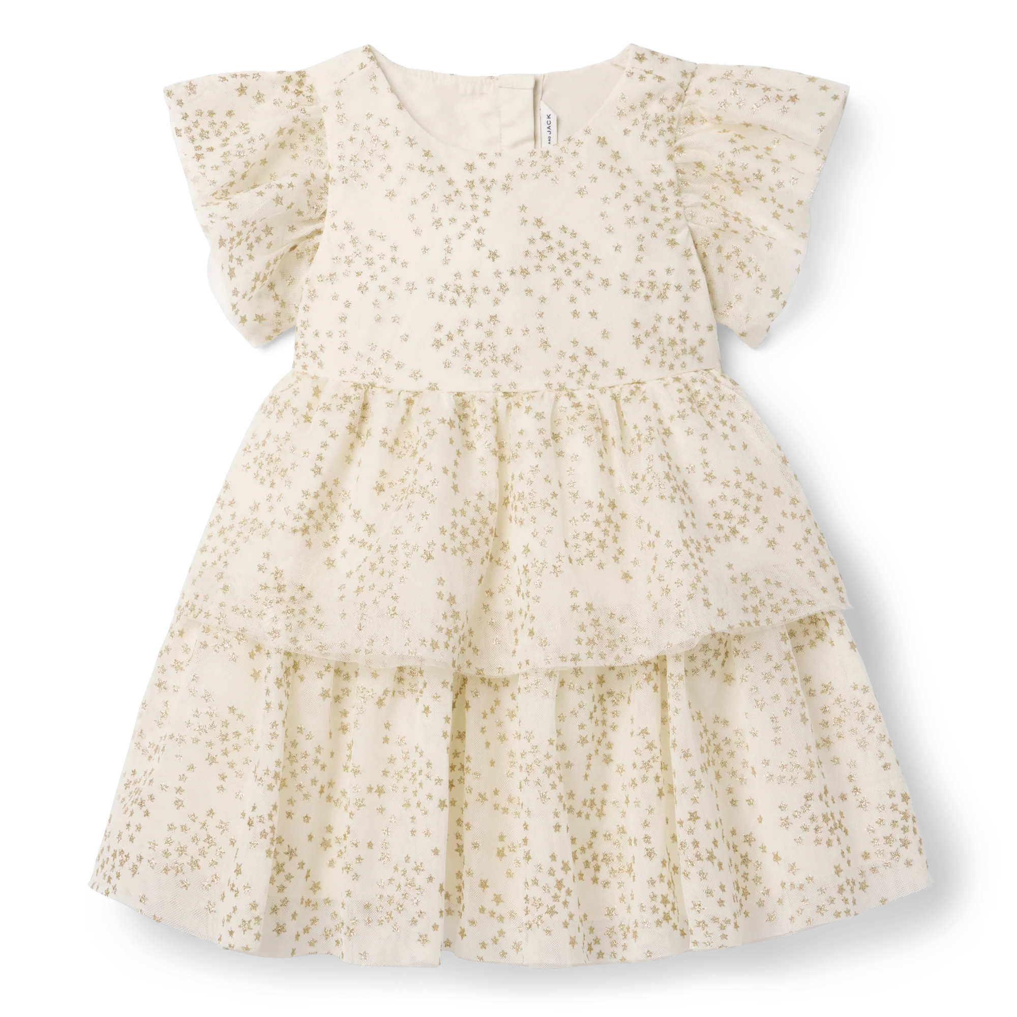 American Girl® x Janie and Jack Sparkly Cream Celebration Dress for Little Girls & Bitty Baby® Dolls
