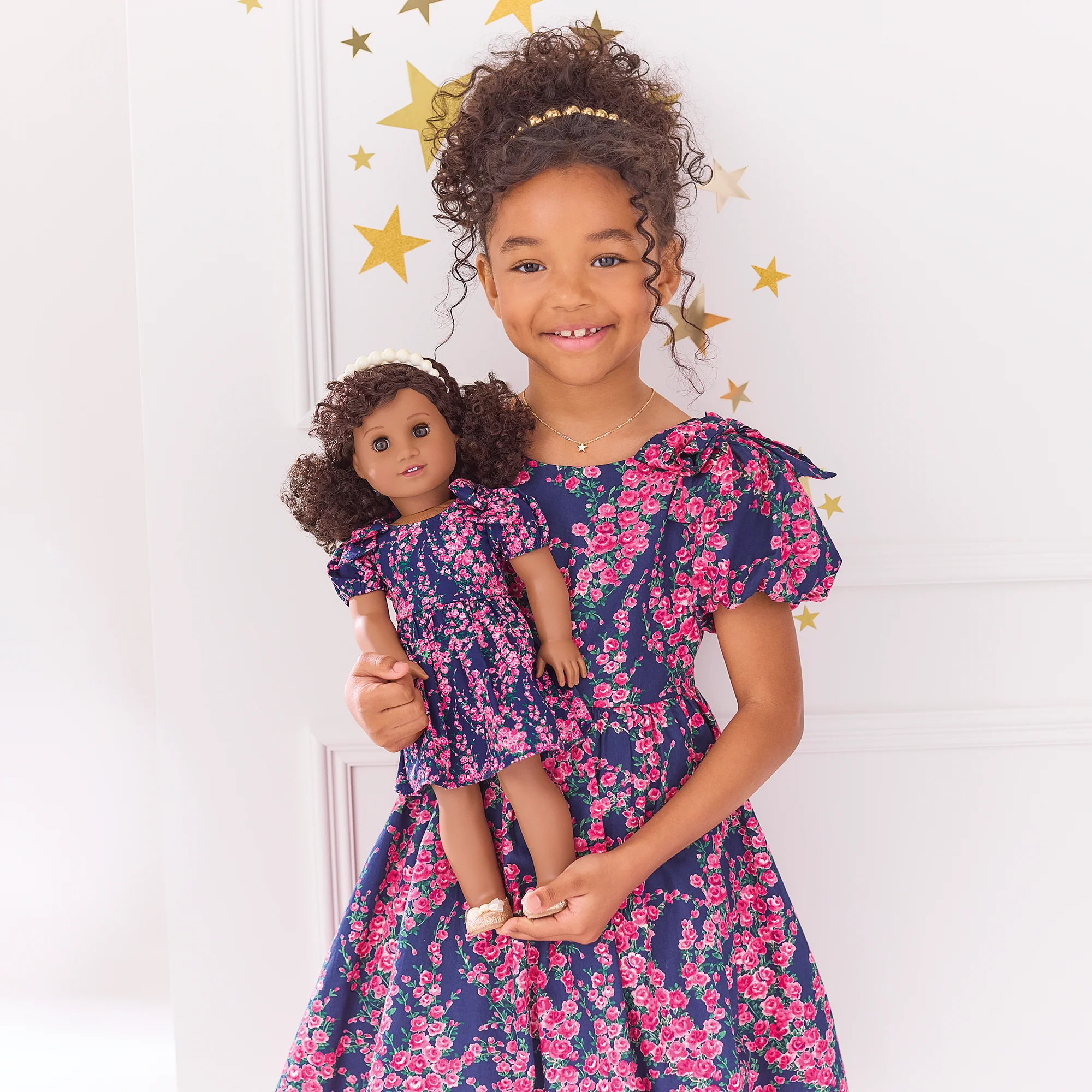 American Girl® x Janie and Jack Rosy Cascade Party Dress for Girls & 18-inch Dolls