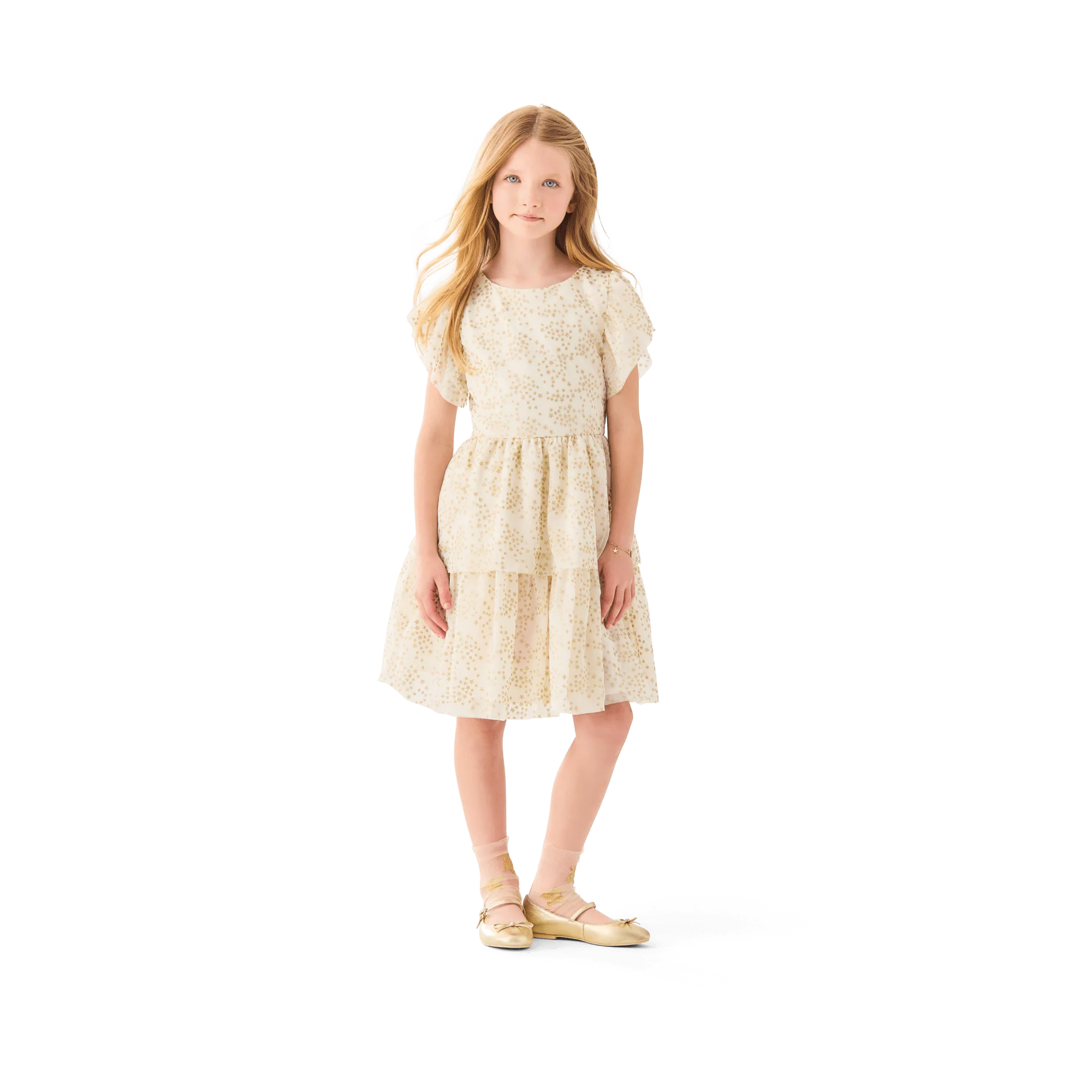 American Girl® x Janie and Jack Sparkly Cream Celebration Dress for Girls & 18-inch Dolls 3 American Girl® x Janie and Jack Sparkly Cream Celebration Dress for Girls & 18-inch Dolls