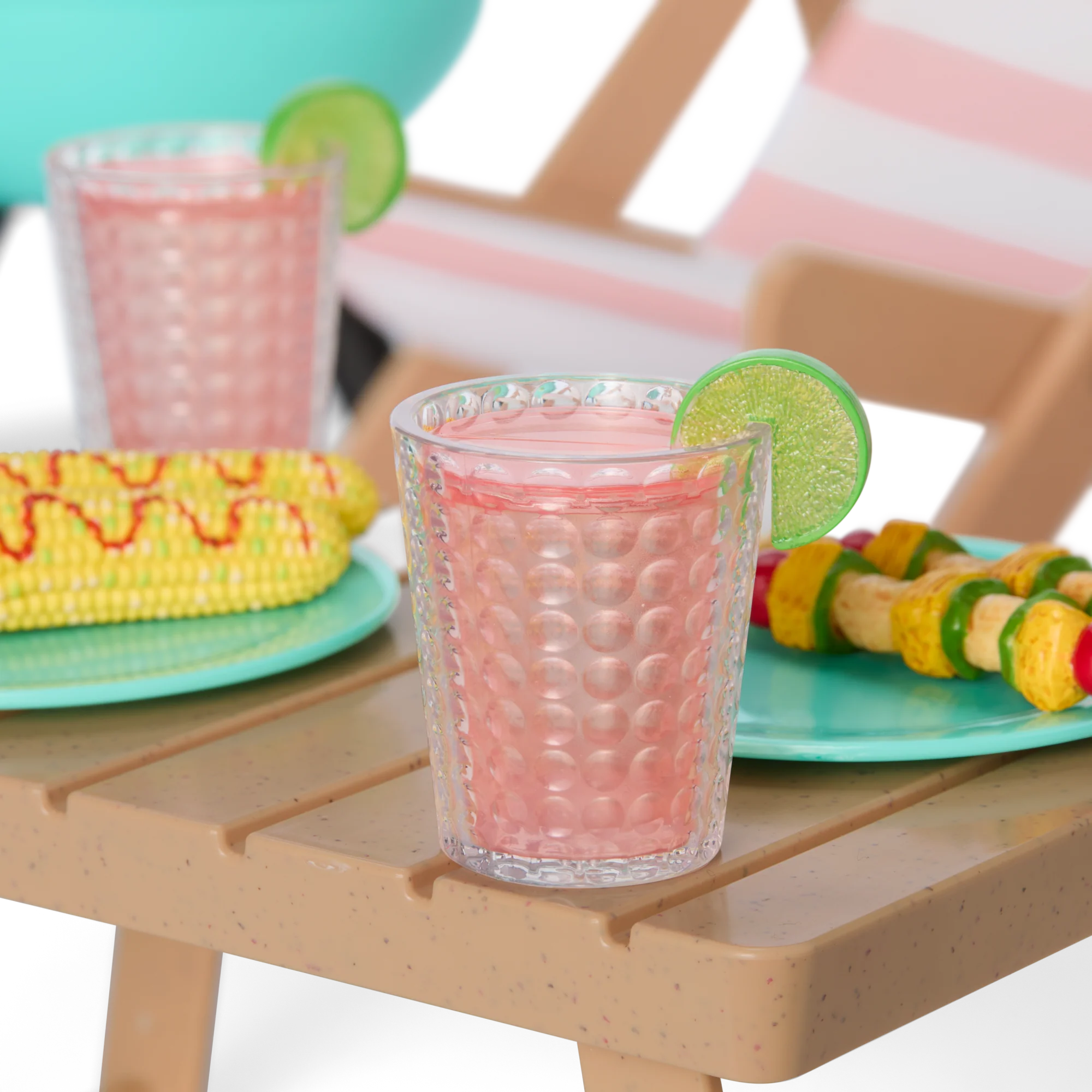 Raquel's™ Beach Chairs & Barbecue Set for 18-inch Dolls (Girl of the Year™ 2026)