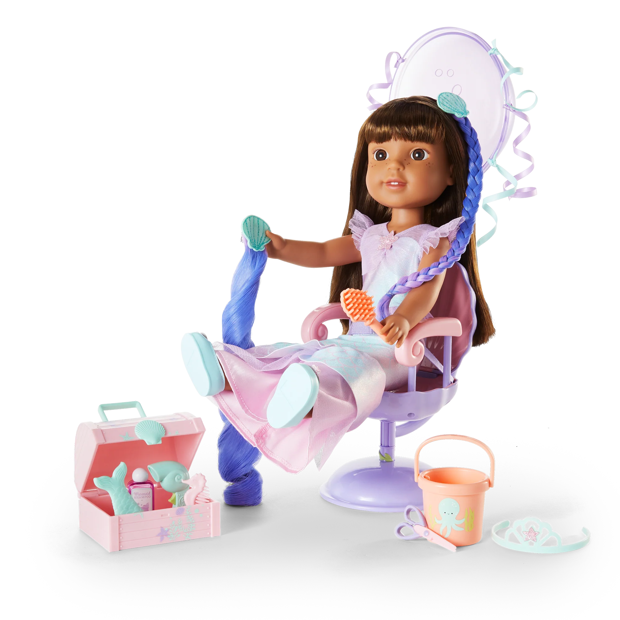 Seashell Salon Set for WellieWishers™ Dolls