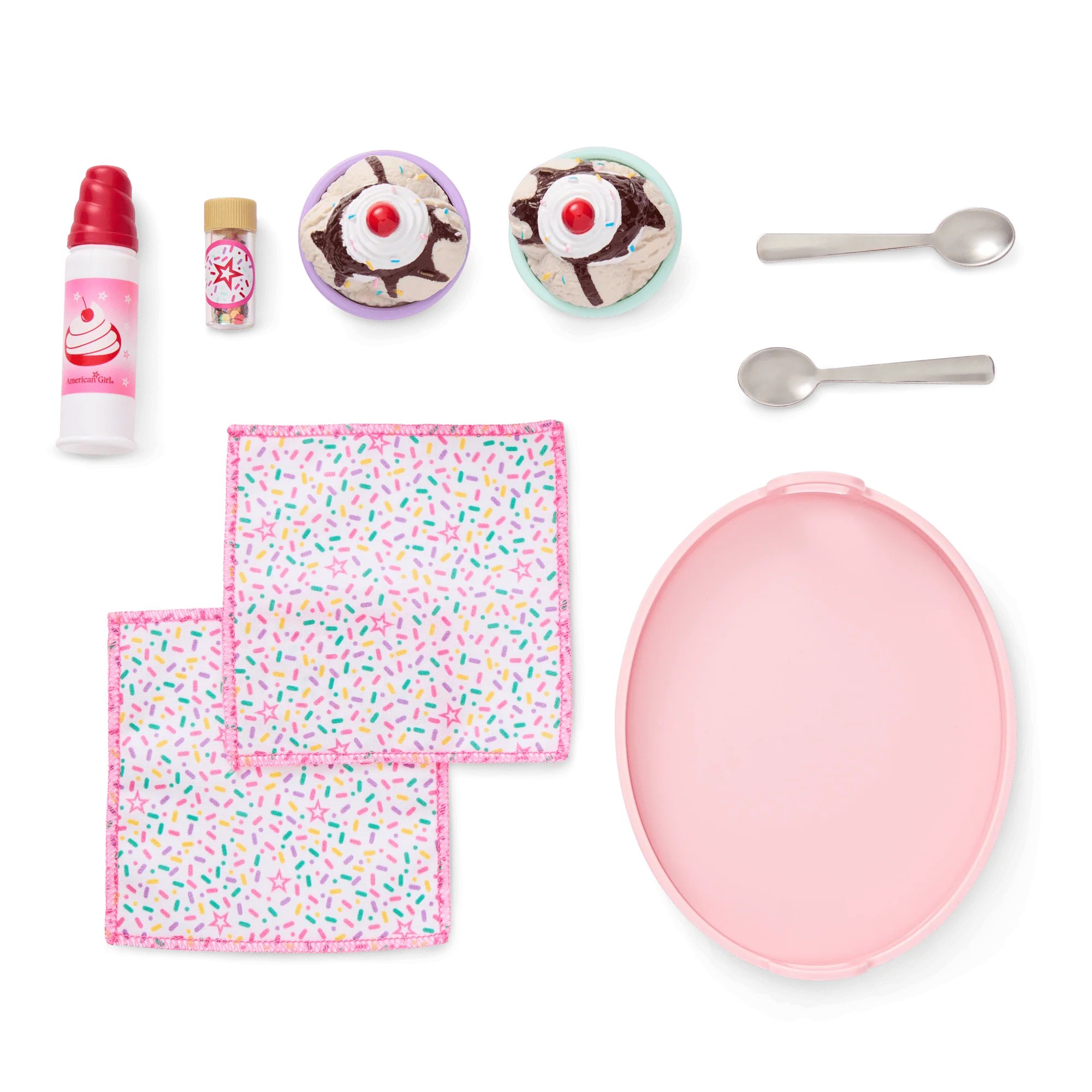 Sundaes for Two Set for 18-inch Dolls 2 Sundaes for Two Set for 18-inch Dolls