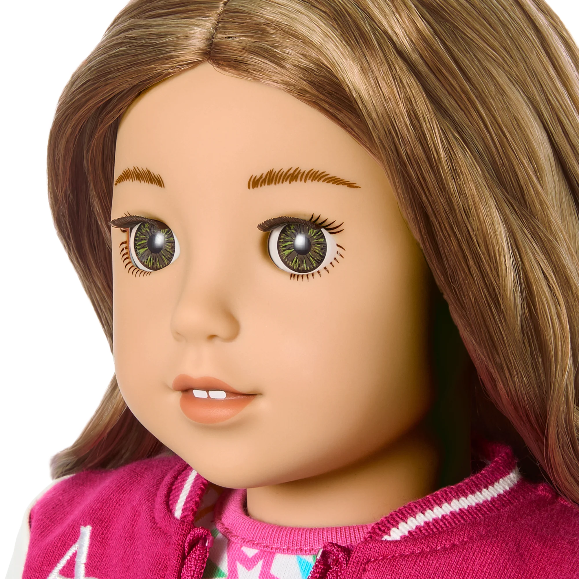 Truly Me™ 18-inch Doll #118 with curly caramel hair