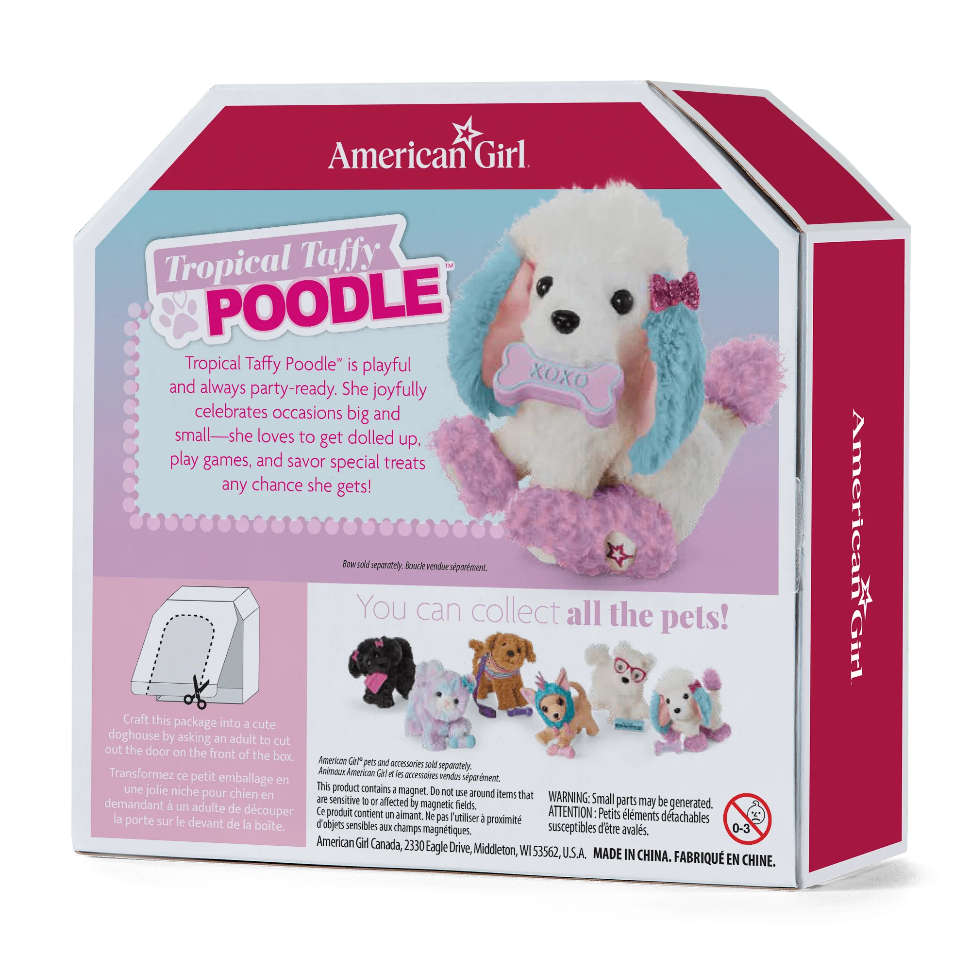 Tropical Taffy Poodle™ for 18-inch Dolls 5 Tropical Taffy Poodle™ for 18-inch Dolls