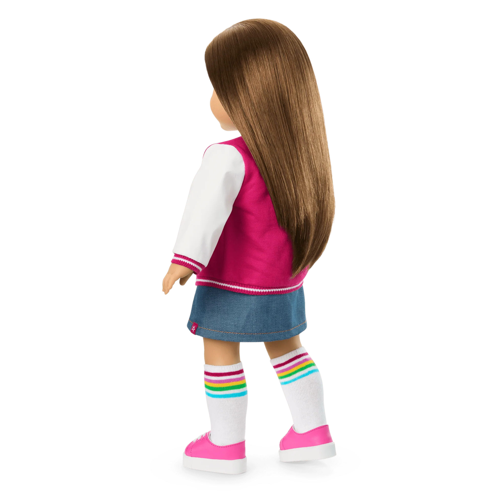 Truly Me™ 18-inch Doll #107 with straight brown hair