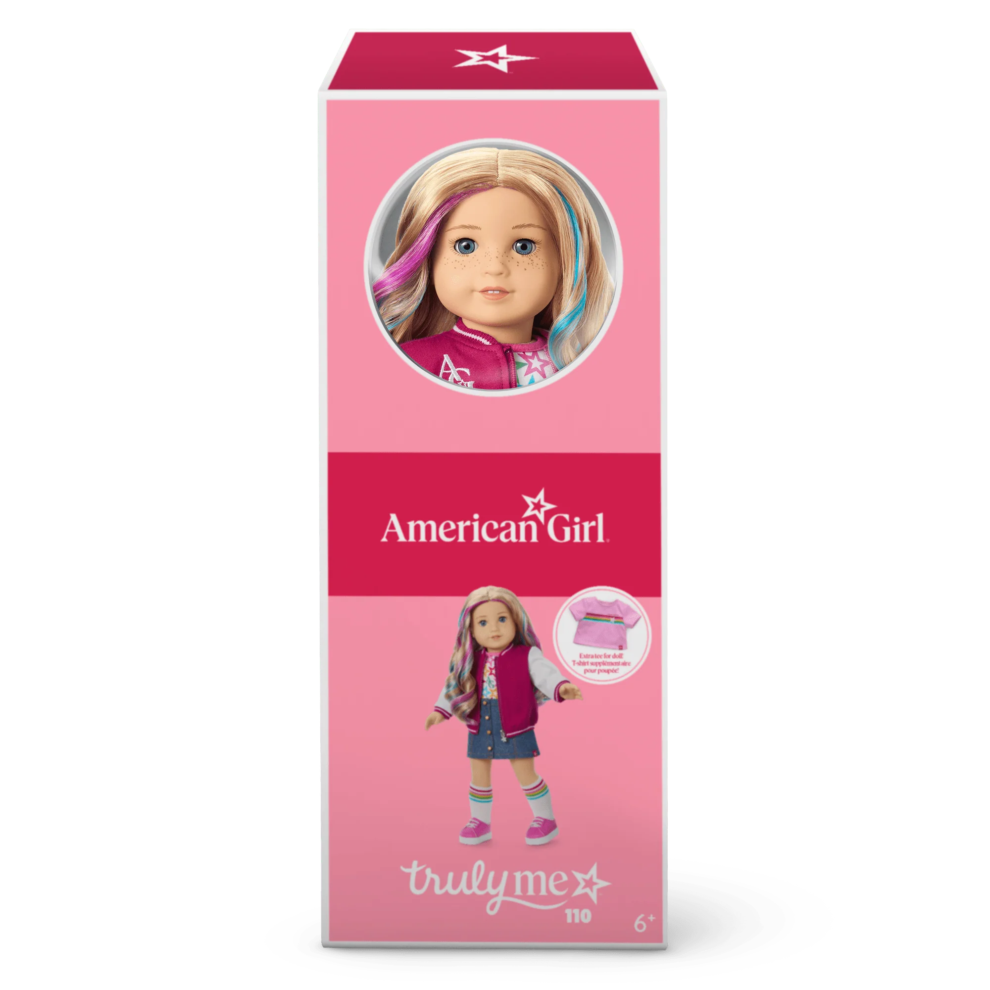 Truly Me™ 18-inch Doll #110 with wavy blonde hair