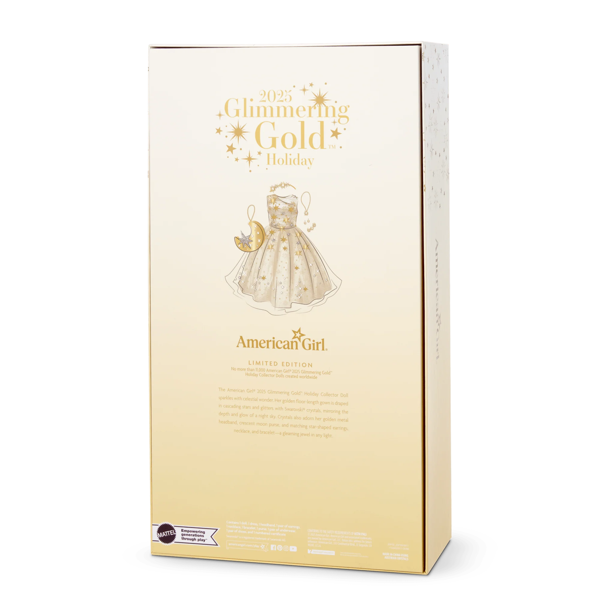 American Girl® 2025 Glimmering Gold™ Holiday Collector Doll
