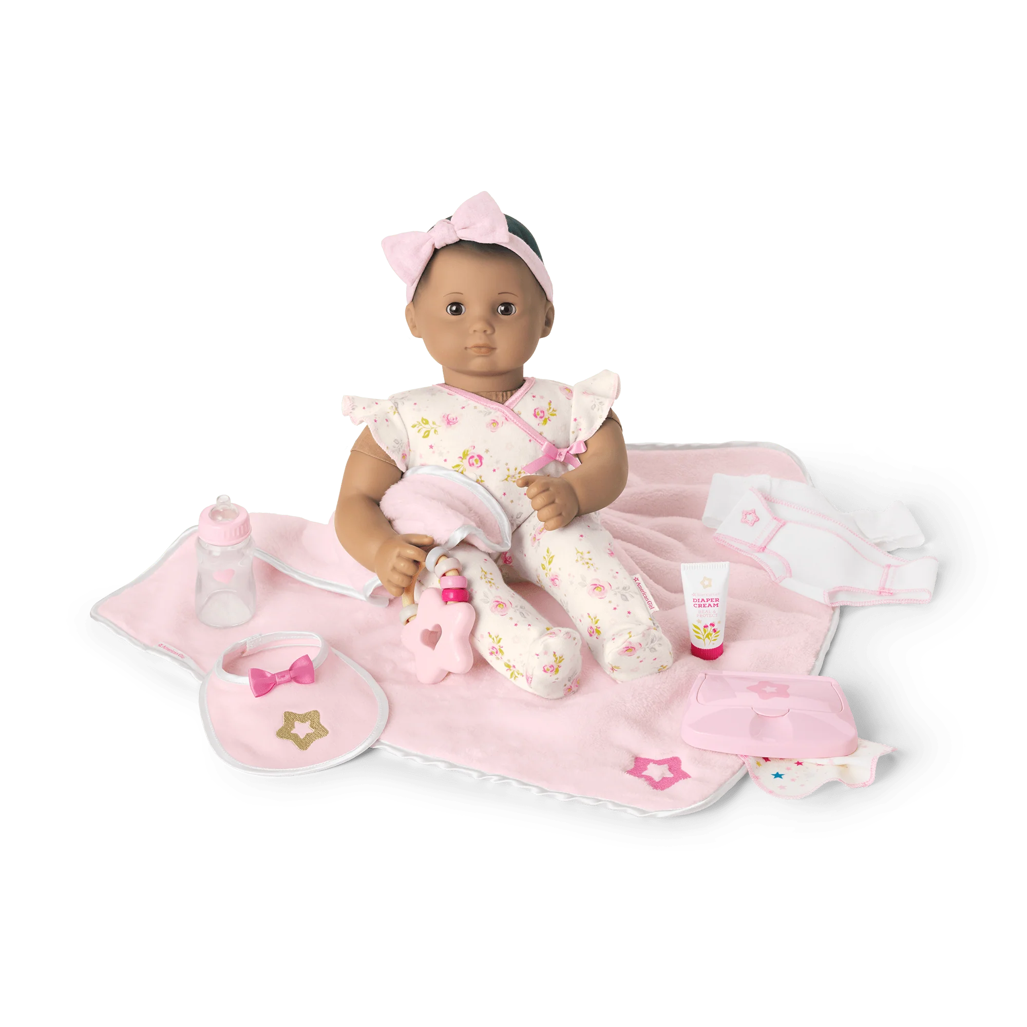 Bitty Baby® Doll #5 with brown hair Care & Play Set 1 Bitty Baby® Doll #5 with brown hair Care & Play Set