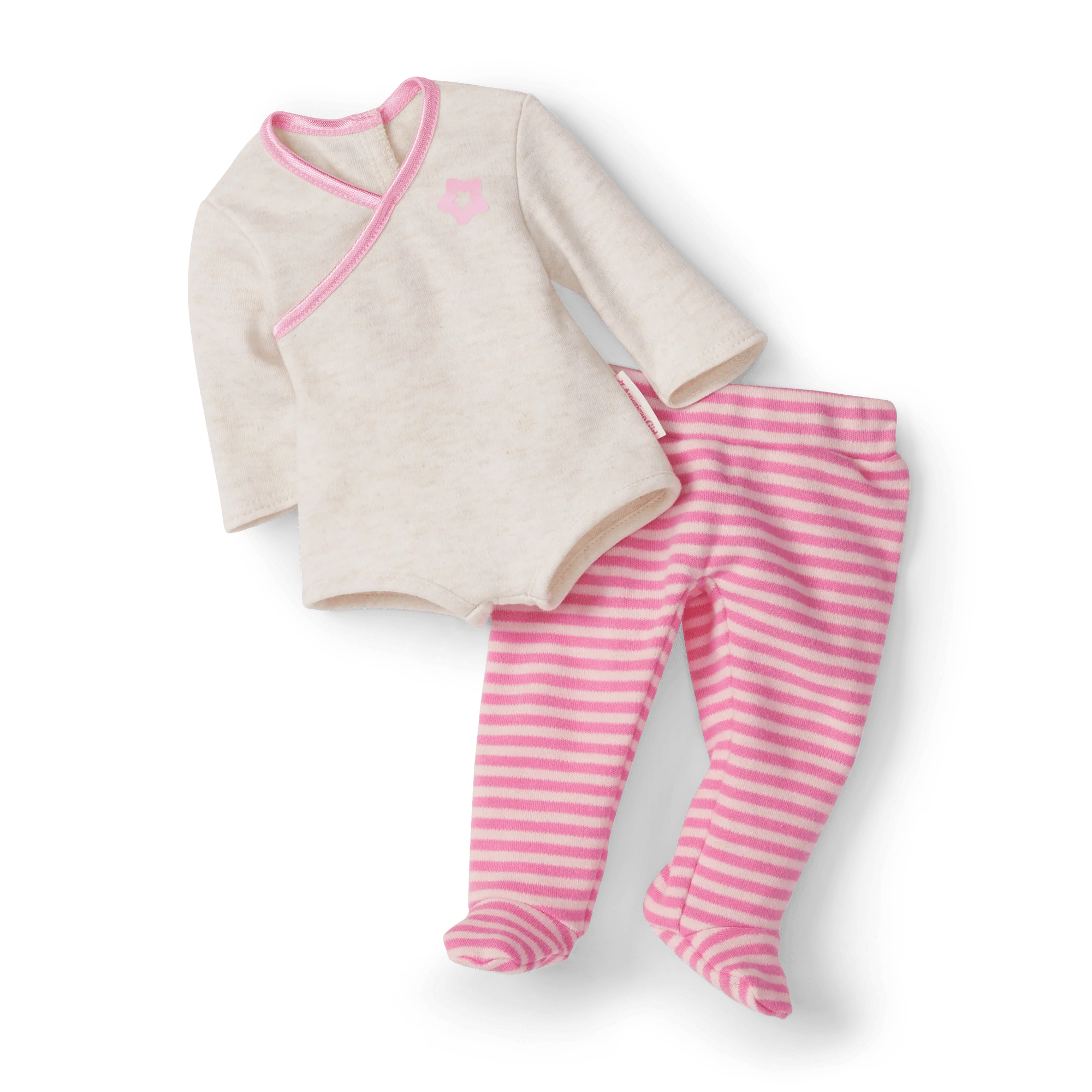 Bitty Baby® Doll #2 with brown hair in Pretty Pink