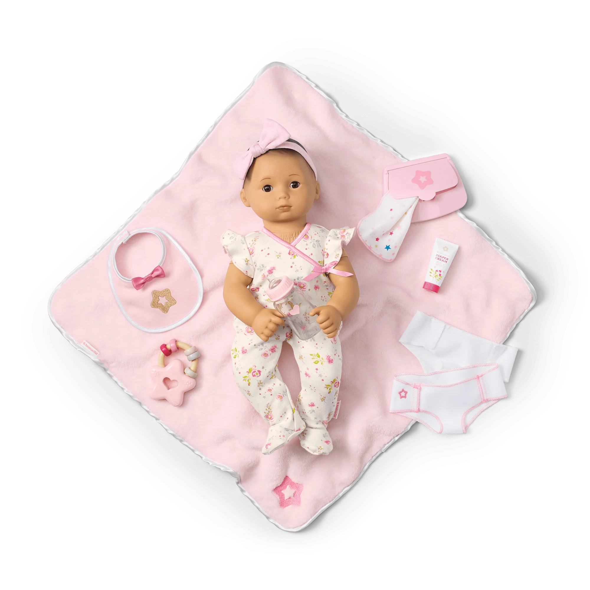 Bitty Baby® Doll #4 with black hair Care & Play Set 2 Bitty Baby® Doll #4 with black hair Care & Play Set