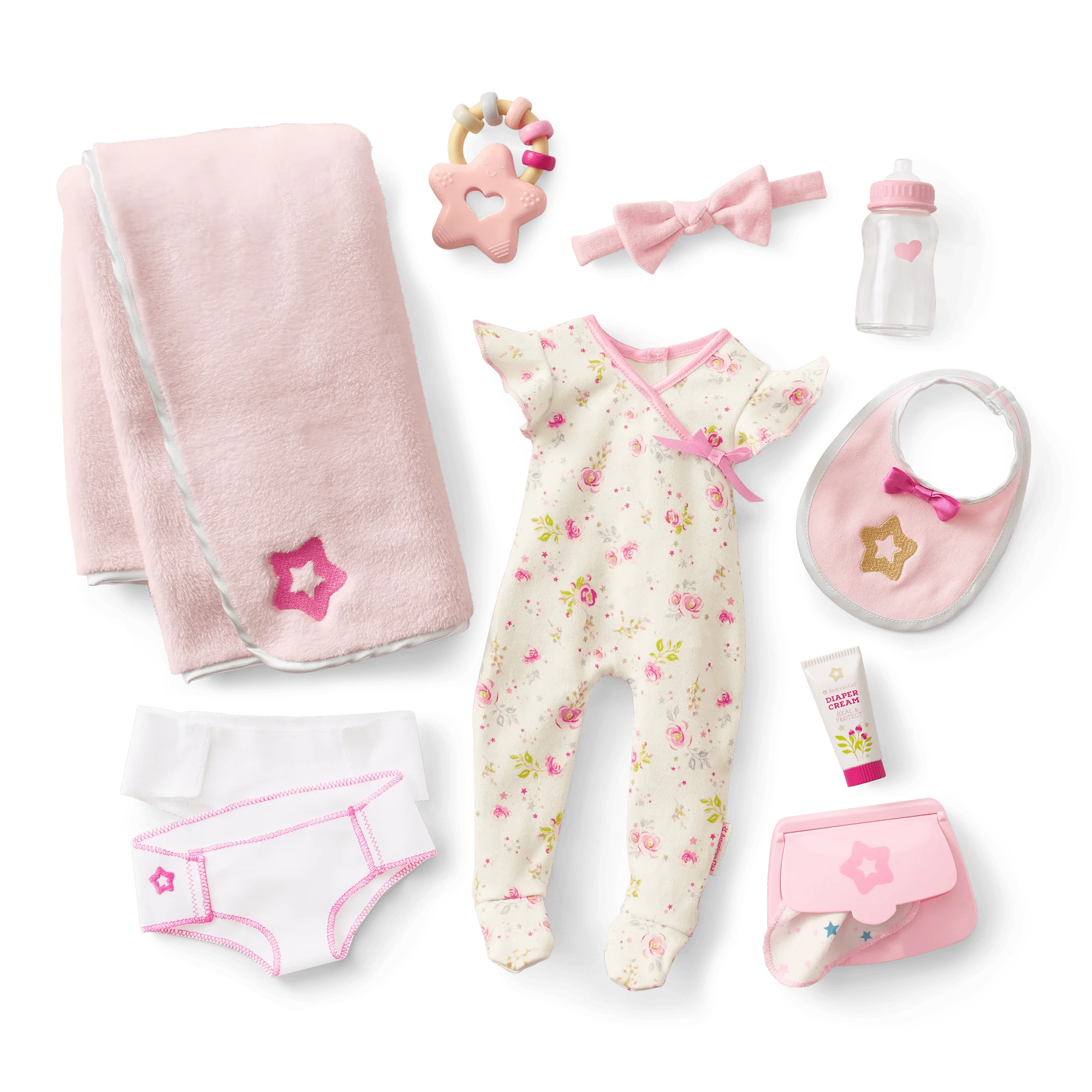 Bitty Baby® Doll #4 with black hair Care & Play Set 3 Bitty Baby® Doll #4 with black hair Care & Play Set