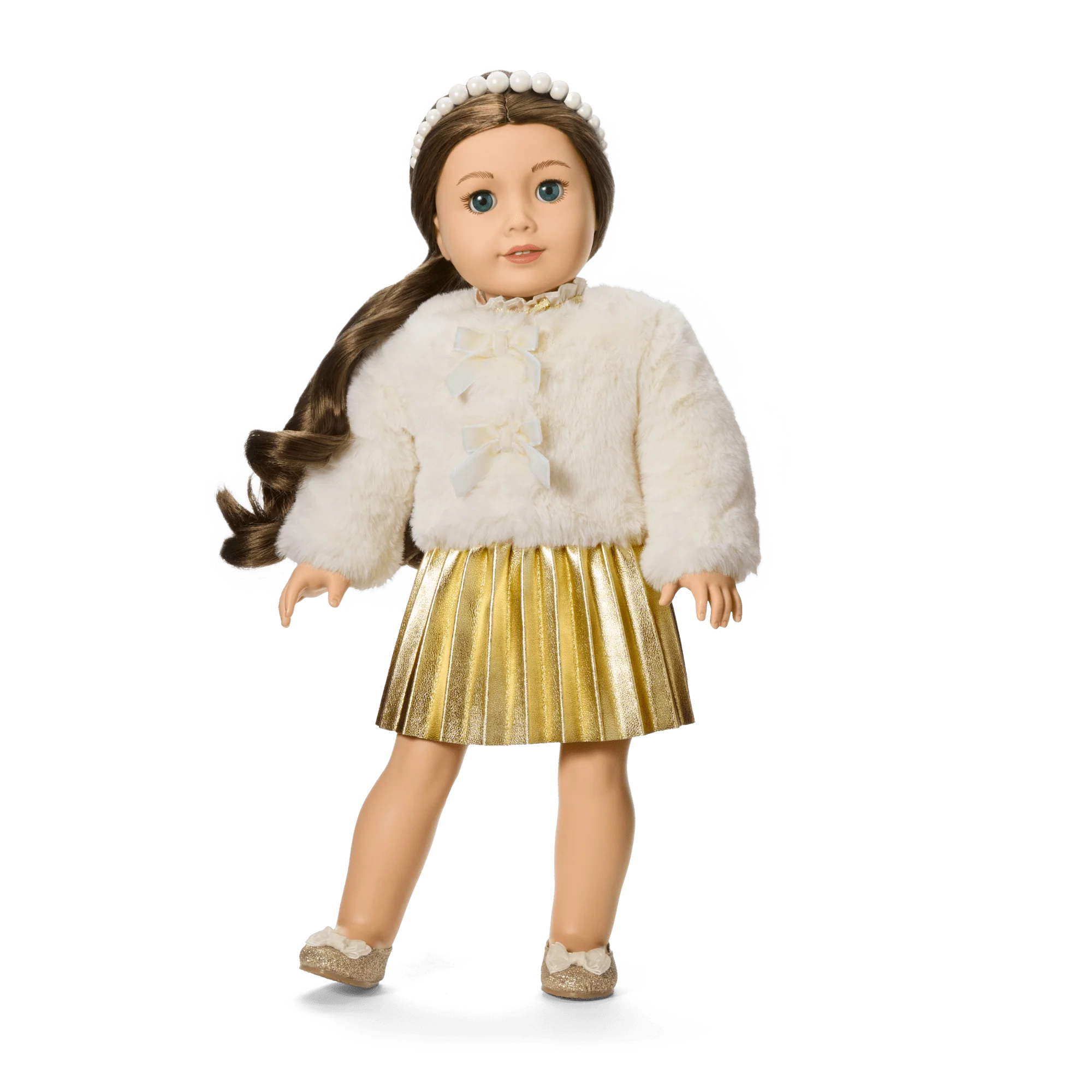 American Girl® x Janie and Jack Pleated Party Skirt for 18-inch Dolls