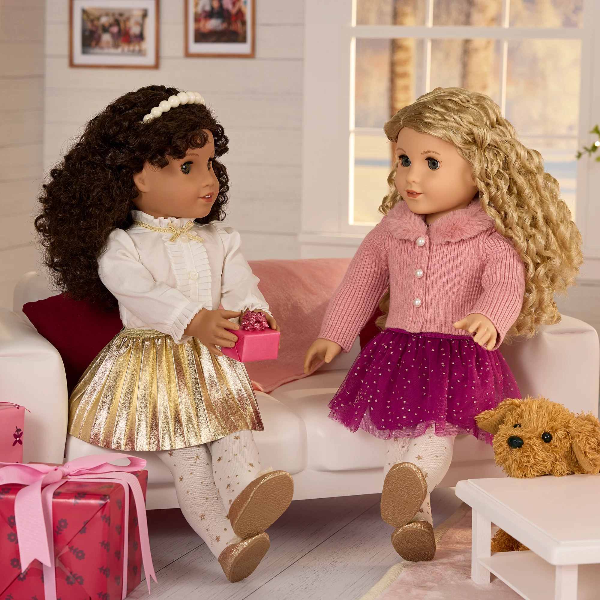 American Girl® x Janie and Jack Pleated Party Skirt for 18-inch Dolls
