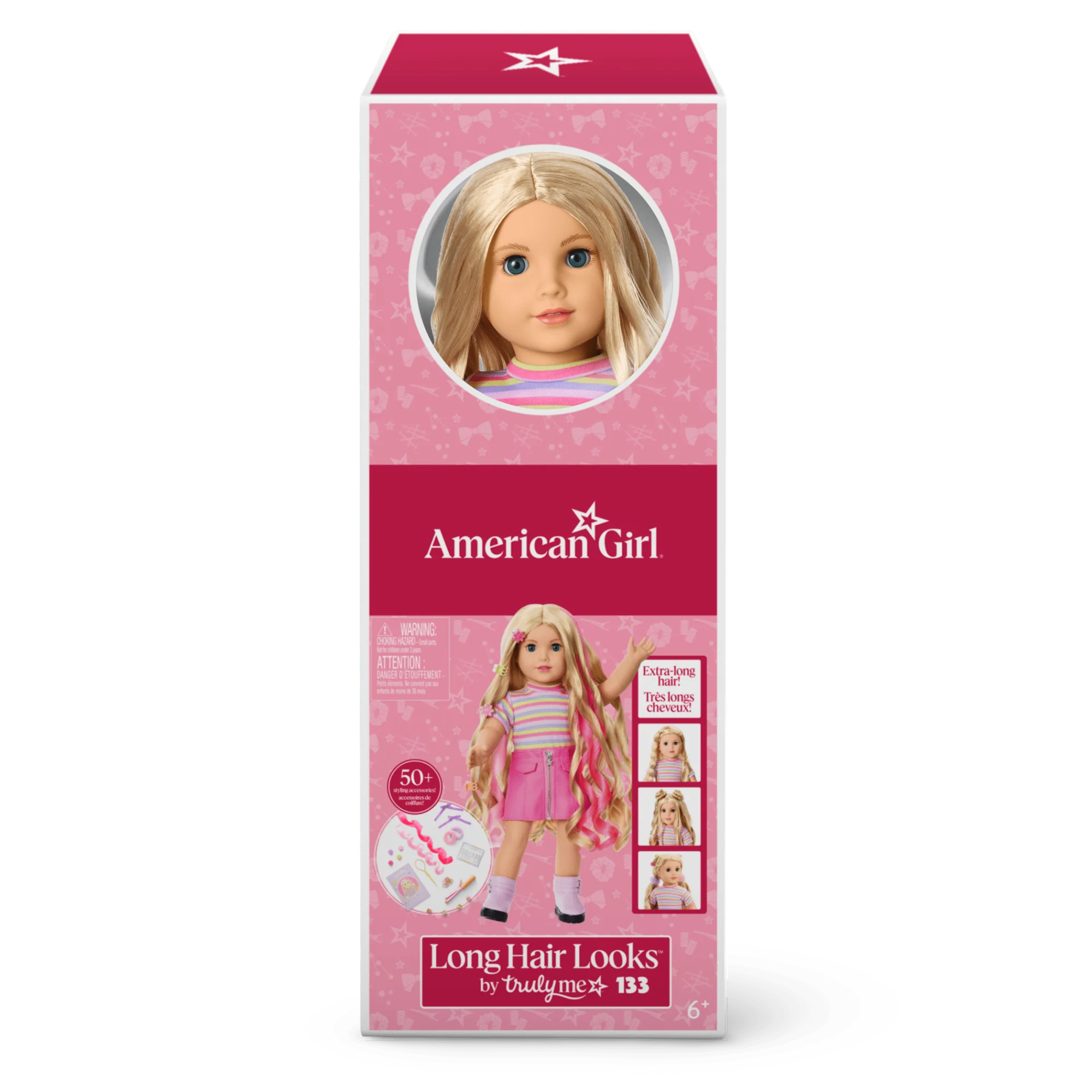 Long Hair Looks™ by Truly Me™ 18-inch Doll #133 & hair accessories