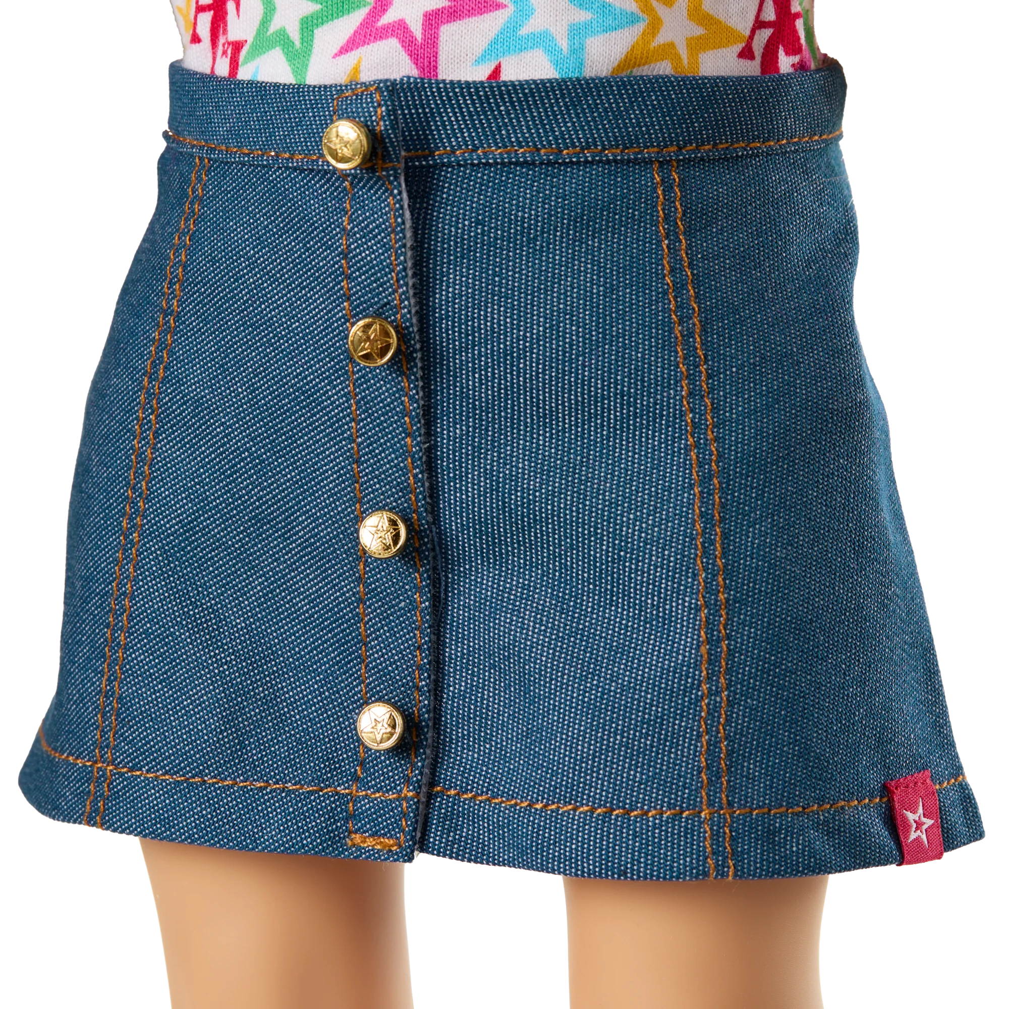 Truly Me™ 18-inch Doll #101 with wavy caramel hair