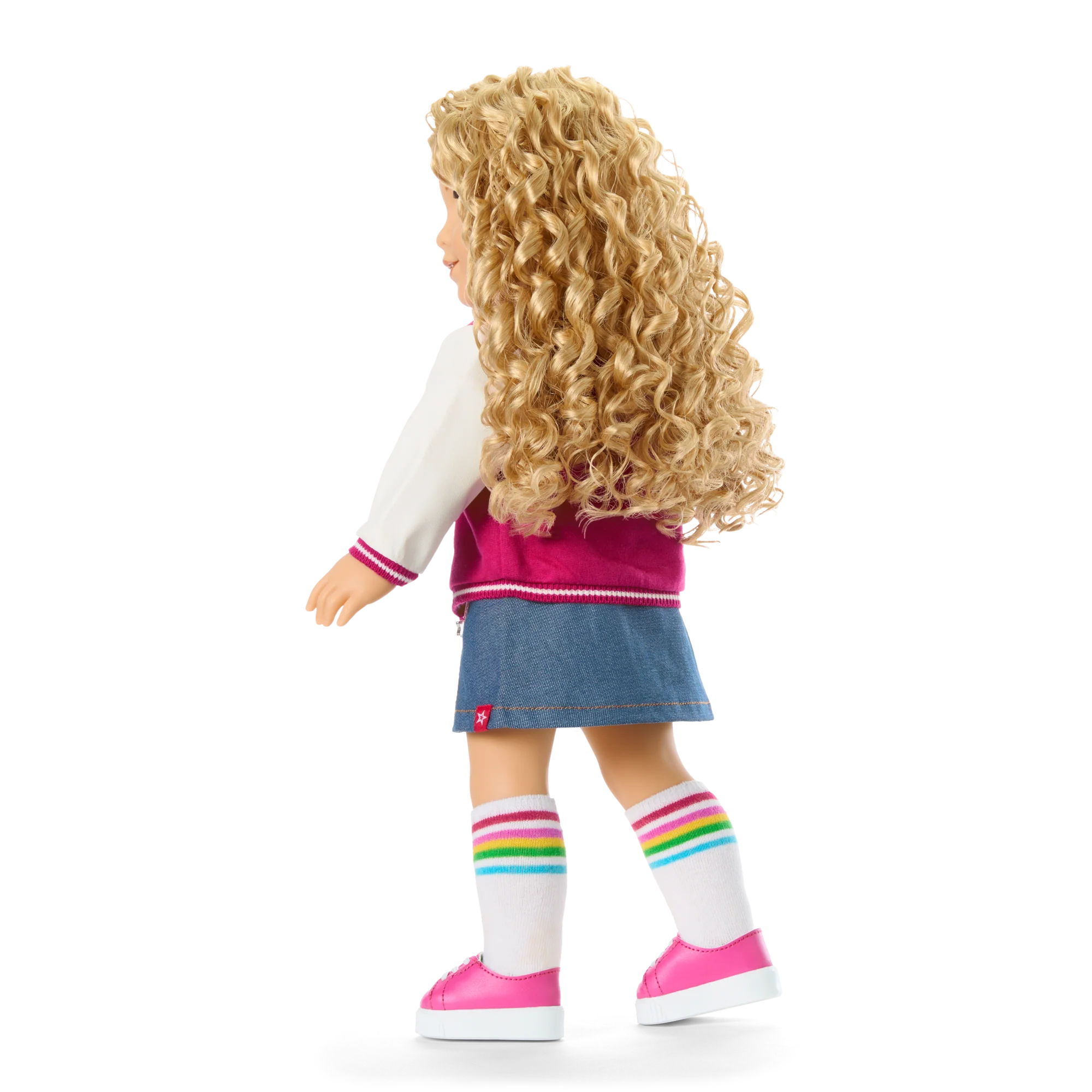 Truly Me™ 18-inch Doll #115 with curly blonde hair