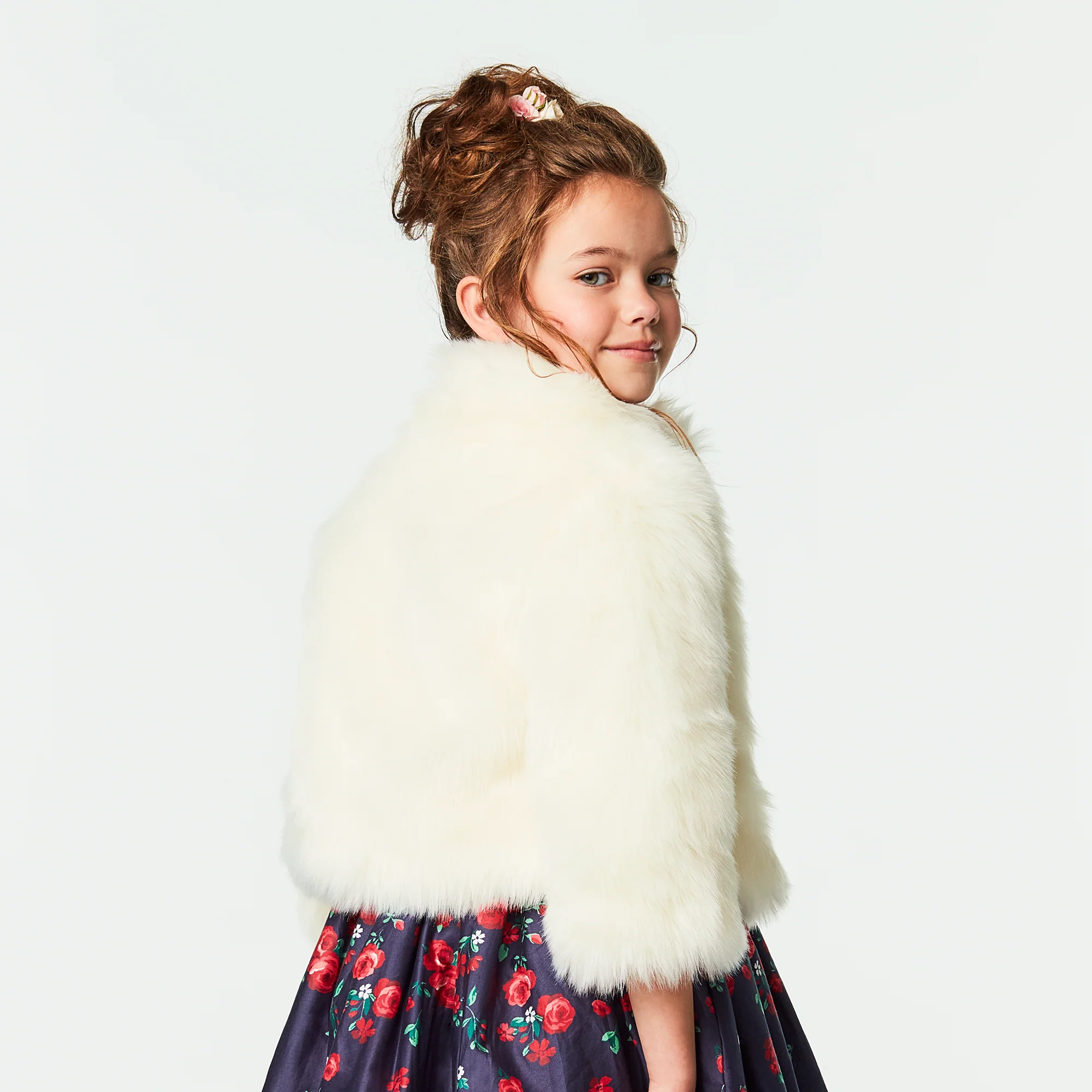 American Girl® x Janie and Jack Soft as Snow Fur Jacket for Girls 2 American Girl® x Janie and Jack Soft as Snow Fur Jacket for Girls