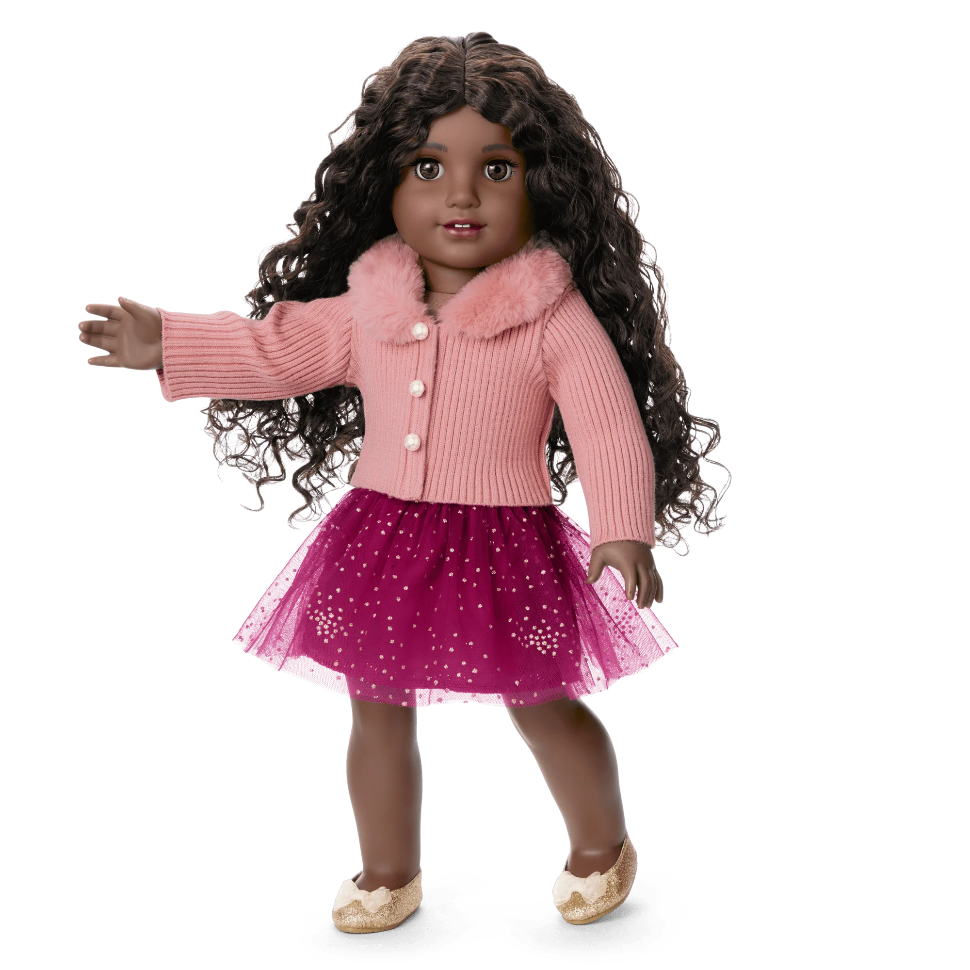 American Girl® x Janie and Jack Rosy Cardigan & Skirt for 18-inch Dolls 1 American Girl® x Janie and Jack Rosy Cardigan & Skirt for 18-inch Dolls