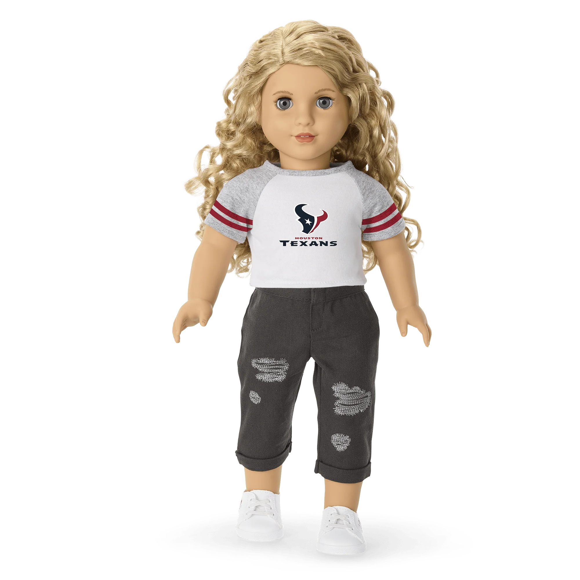 American Girl® x NFL Houston Texans Fan Tee for 18-inch Dolls