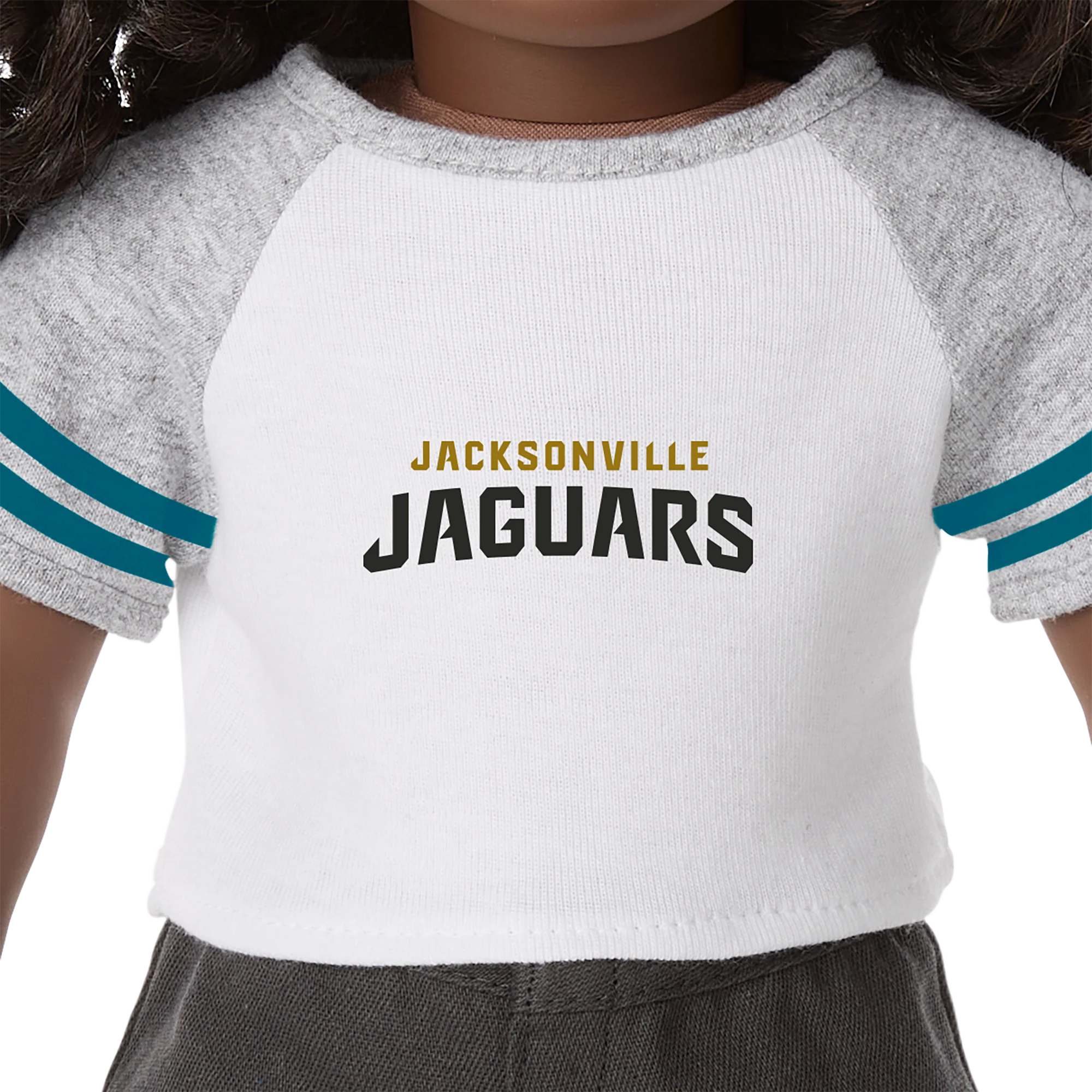 American Girl® x NFL Jacksonville Jaguars Fan Tee for 18-inch Dolls