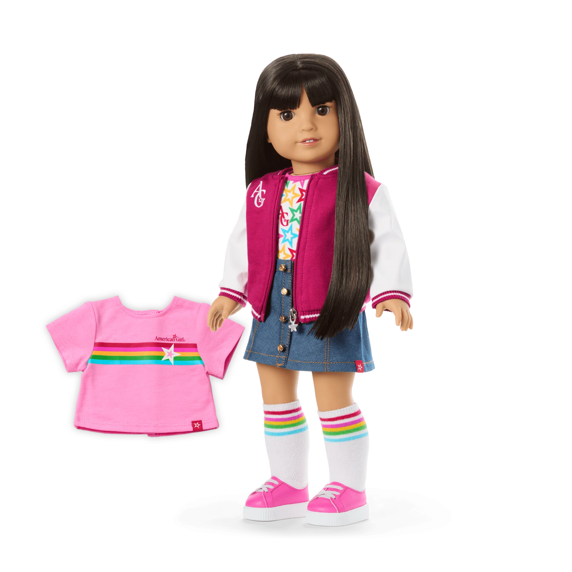 Truly Me™ 18-inch Doll #130 with straight black-brown hair 2 Truly Me™ 18-inch Doll #130 with straight black-brown hair