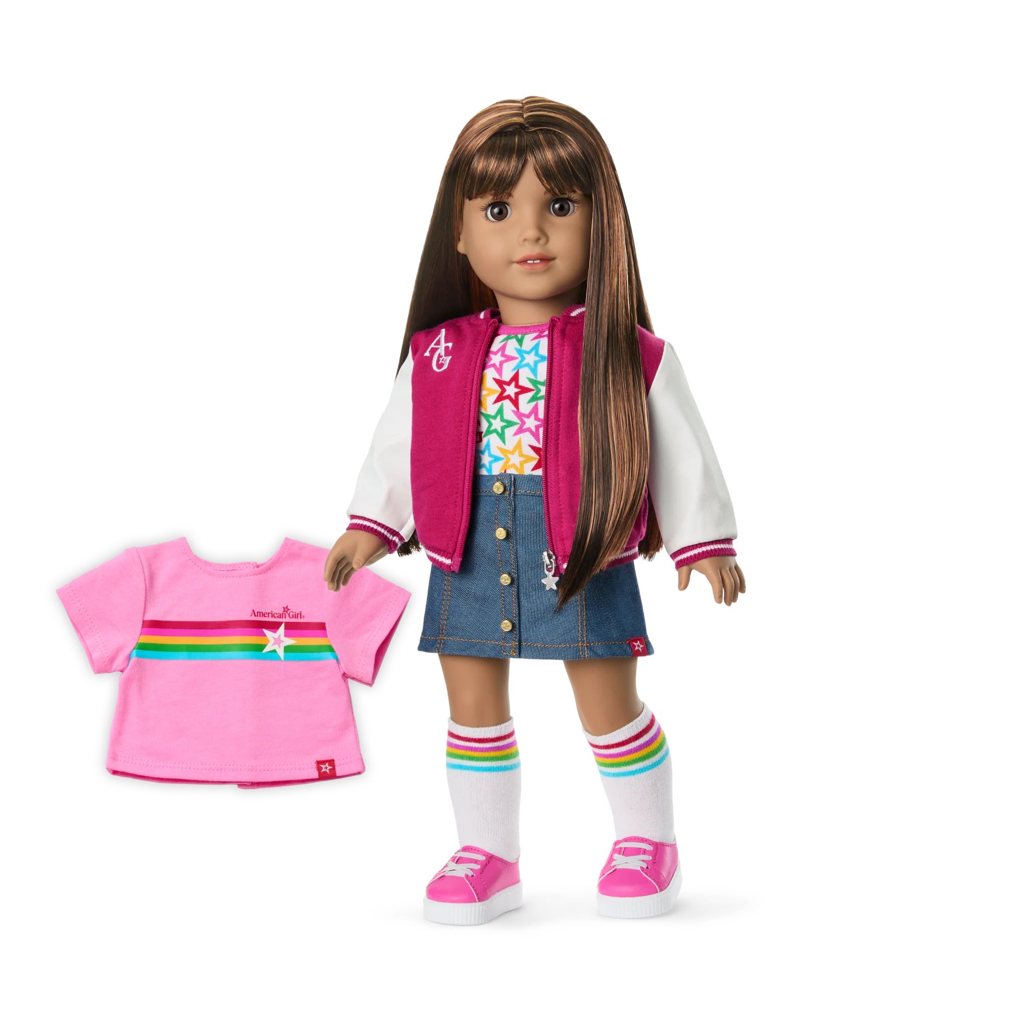 Truly Me™ 18-inch Doll #122 with straight dark-brown hair 2 Truly Me™ 18-inch Doll #122 with straight dark-brown hair