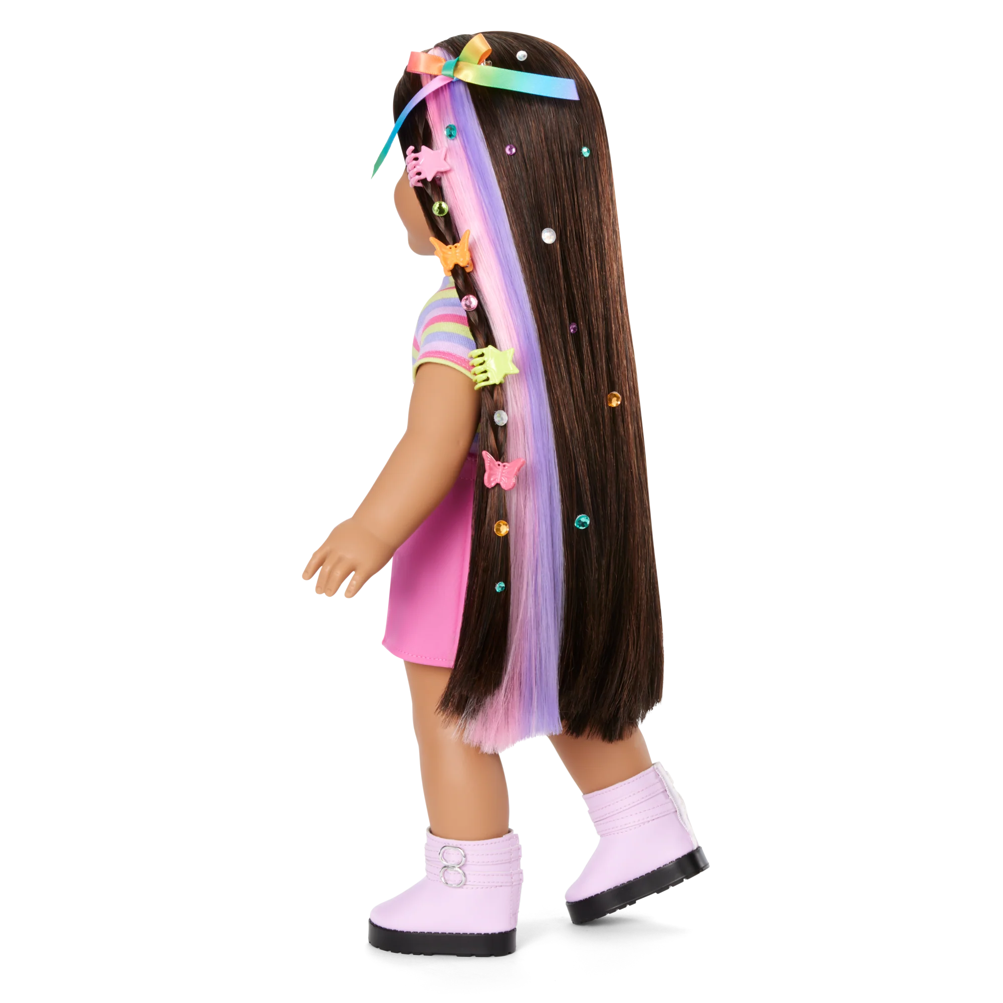 Long Hair Looks™ by Truly Me™ 18-inch Doll #134 & hair accessories