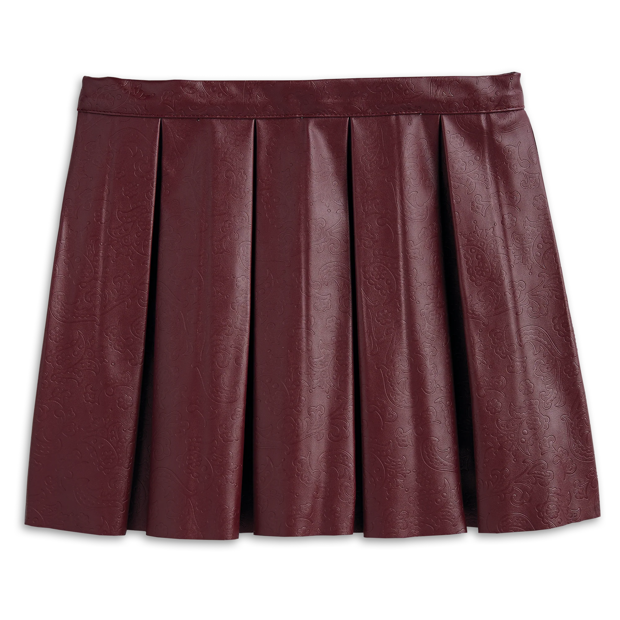 Embossed Paisley Skirt for Girls 1 Embossed Paisley Skirt for Girls