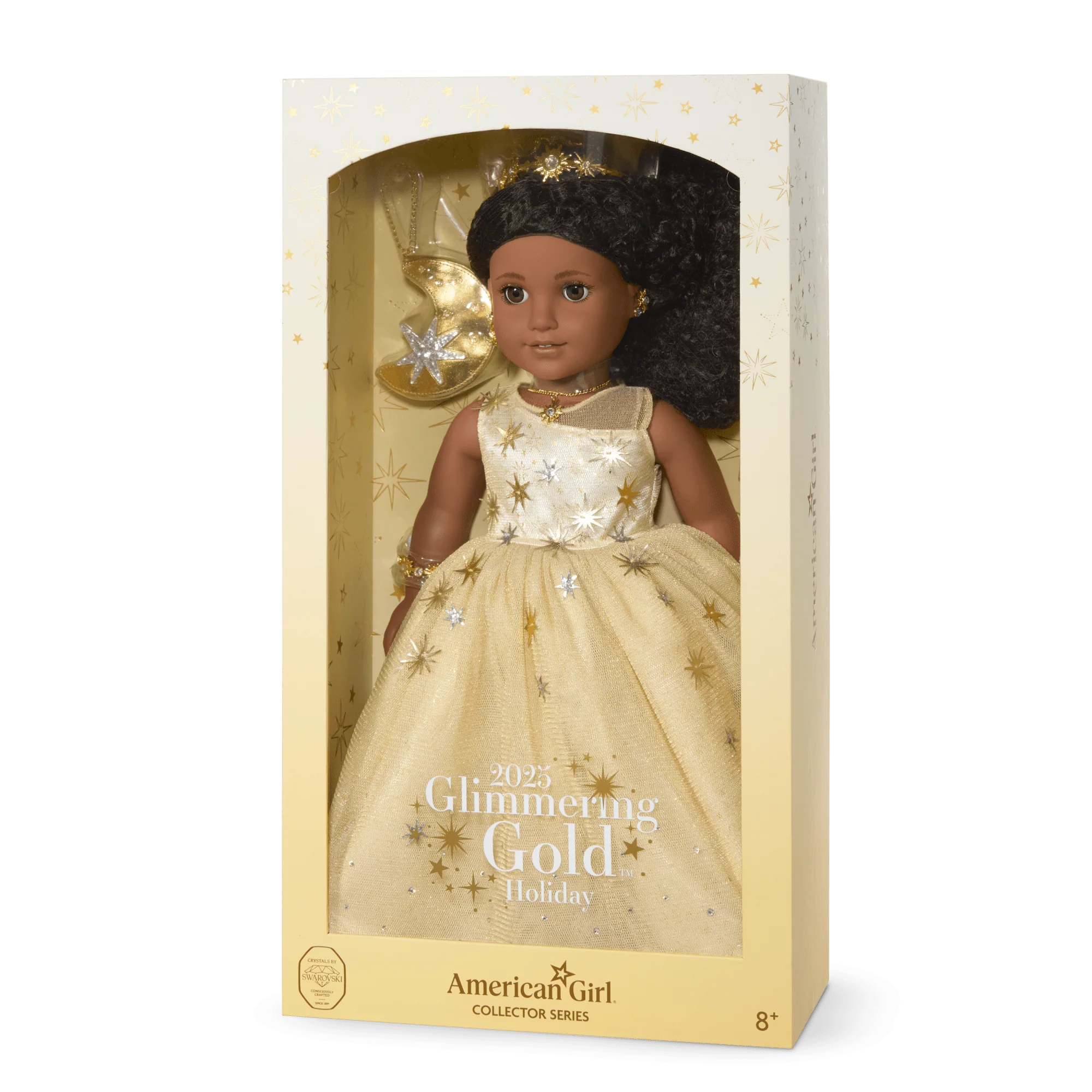 American Girl® 2025 Glimmering Gold™ Holiday Collector Doll