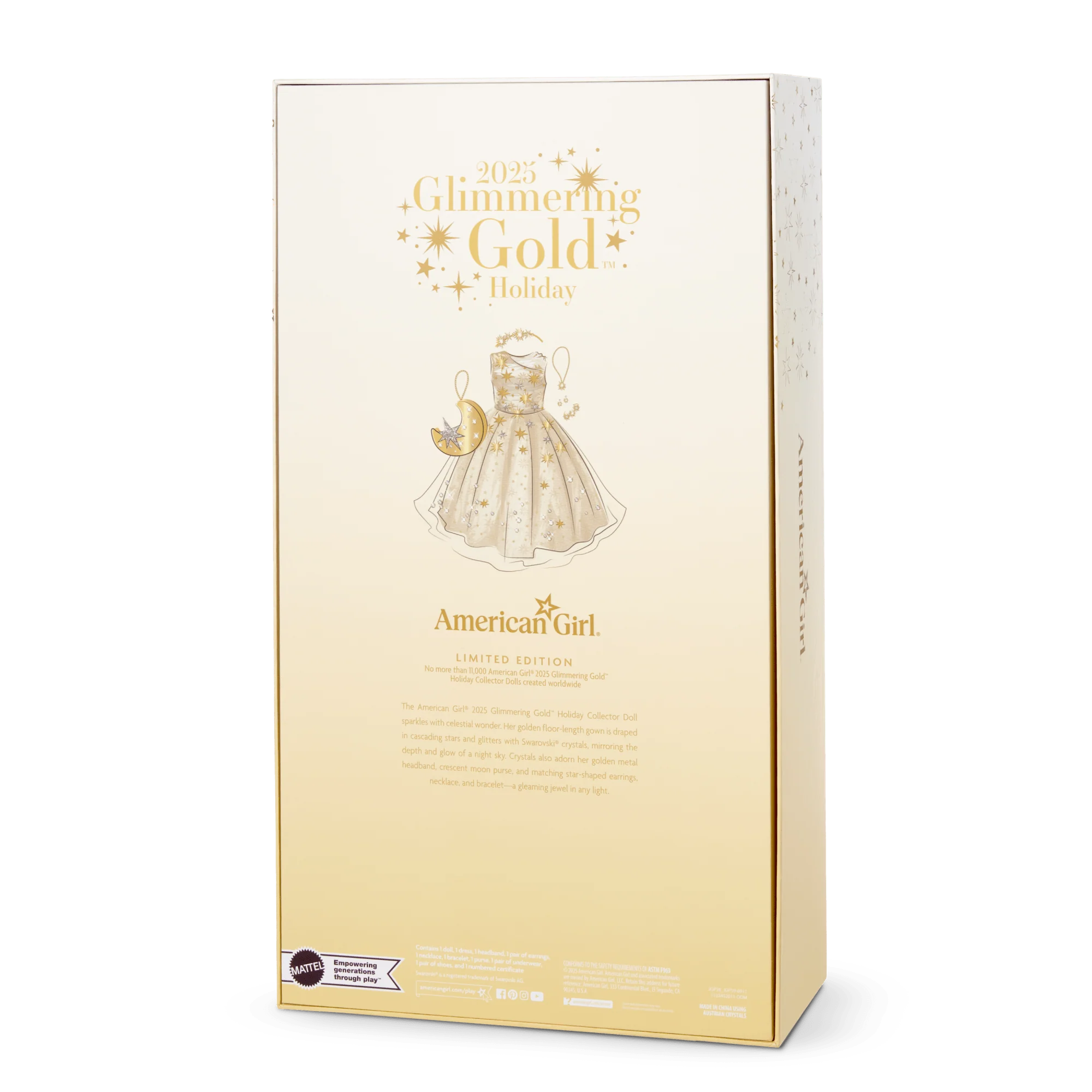 American Girl® 2025 Glimmering Gold™ Holiday Collector Doll
