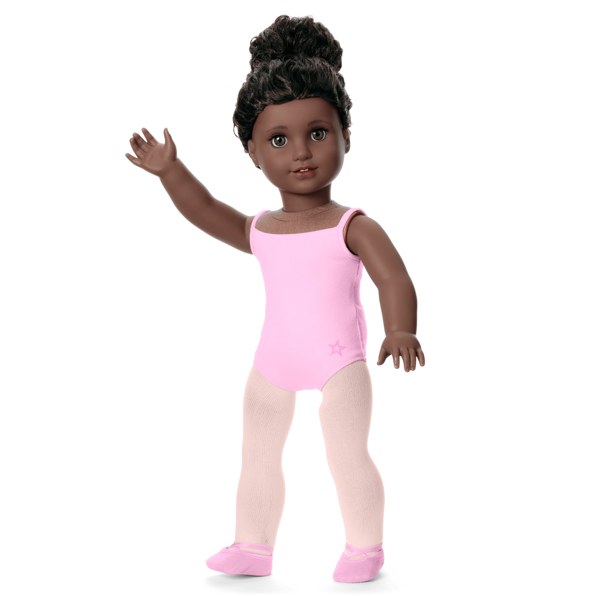 Truly Me™ #127 Doll & Dance All Day Set with curly dark-brown hair