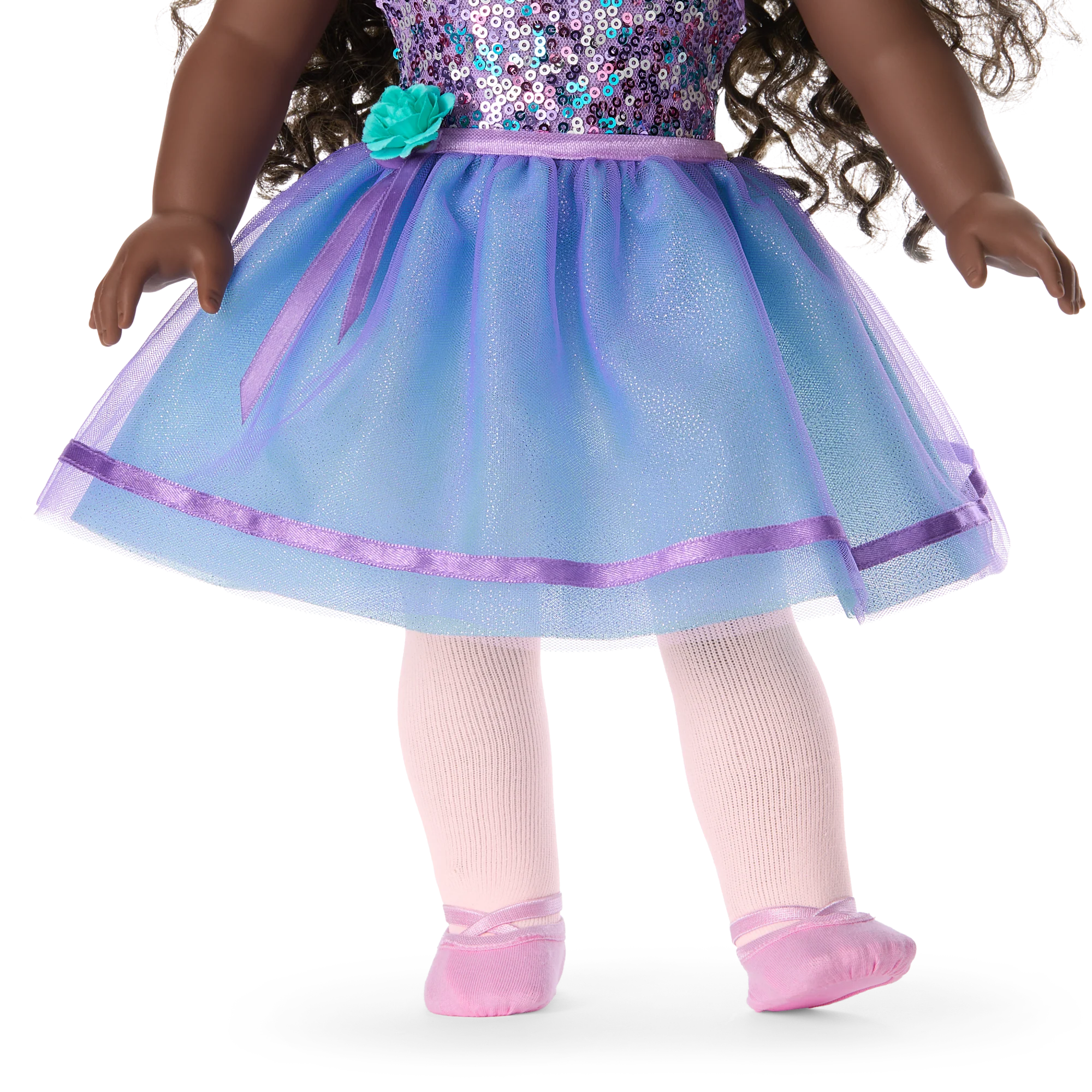 Truly Me™ #127 Doll & Dance All Day Set with curly dark-brown hair