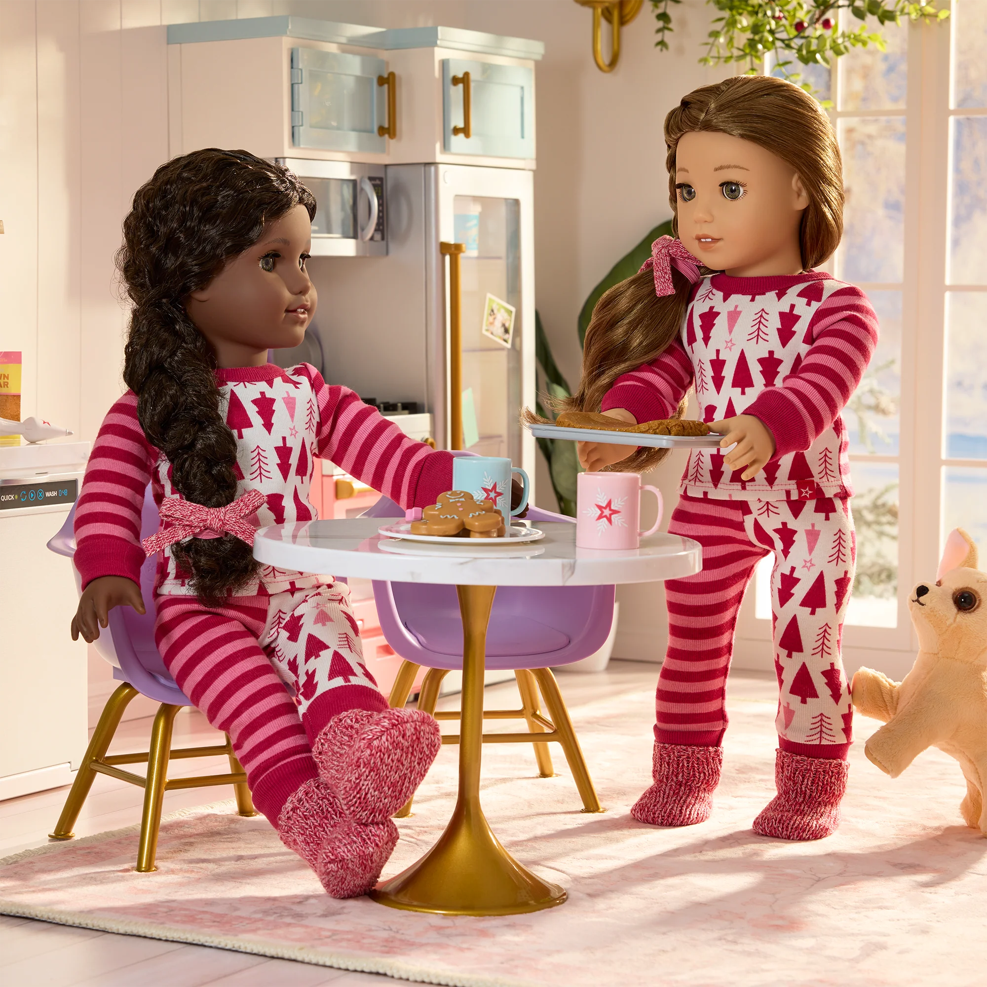 American Girl® x Hanna Andersson Holiday Treetops Pajamas for 18-inch Dolls