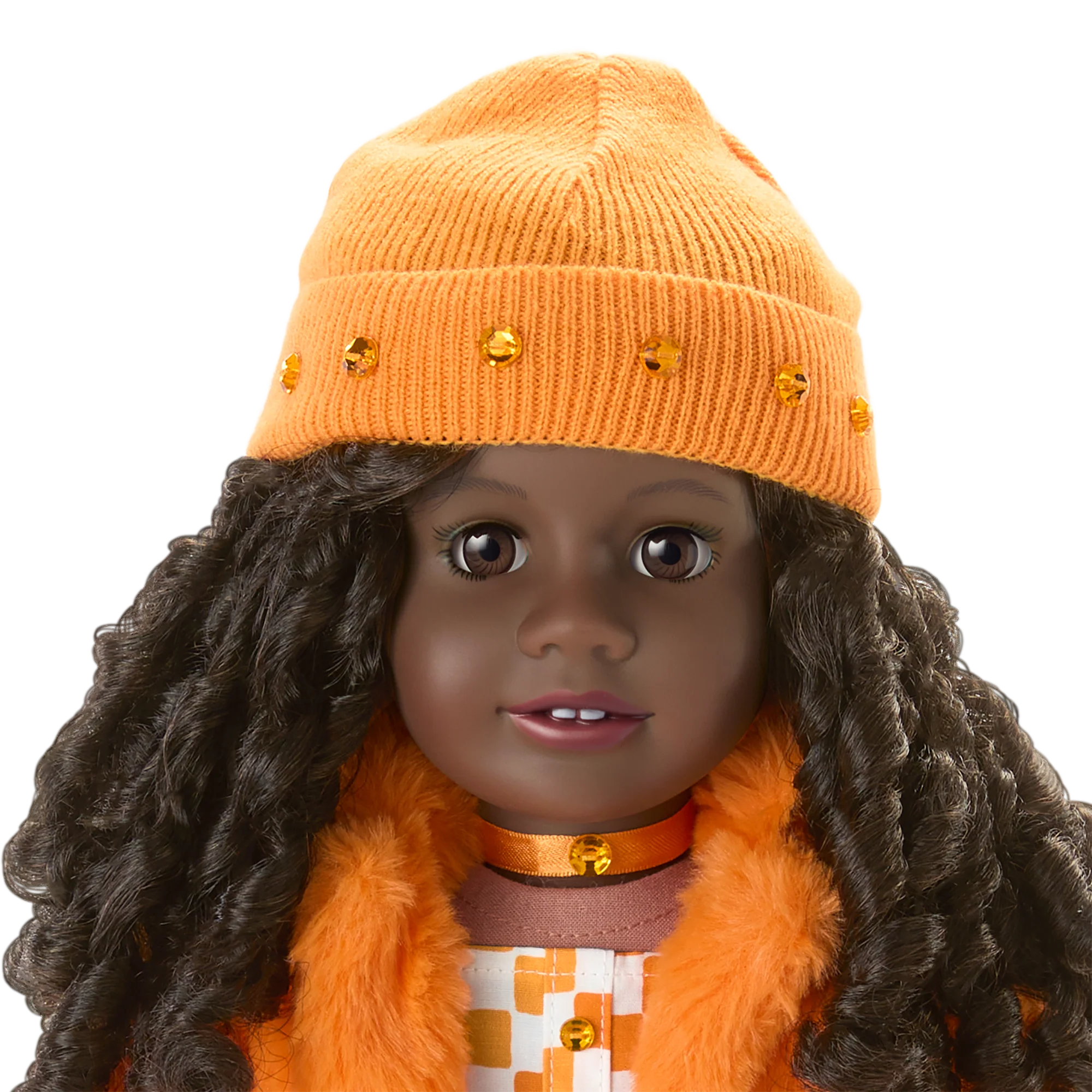 November Shimmering Citrine Outfit for 18-inch Dolls